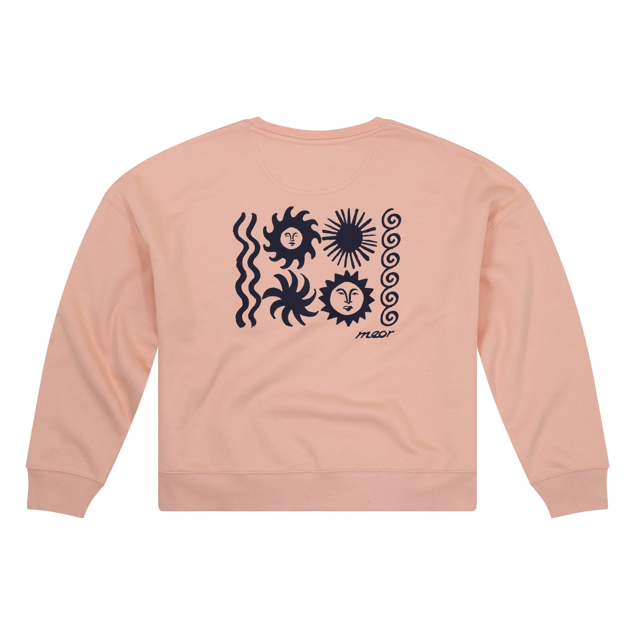 Behind the Sun Women's Boxy Sweatshirt - Peach