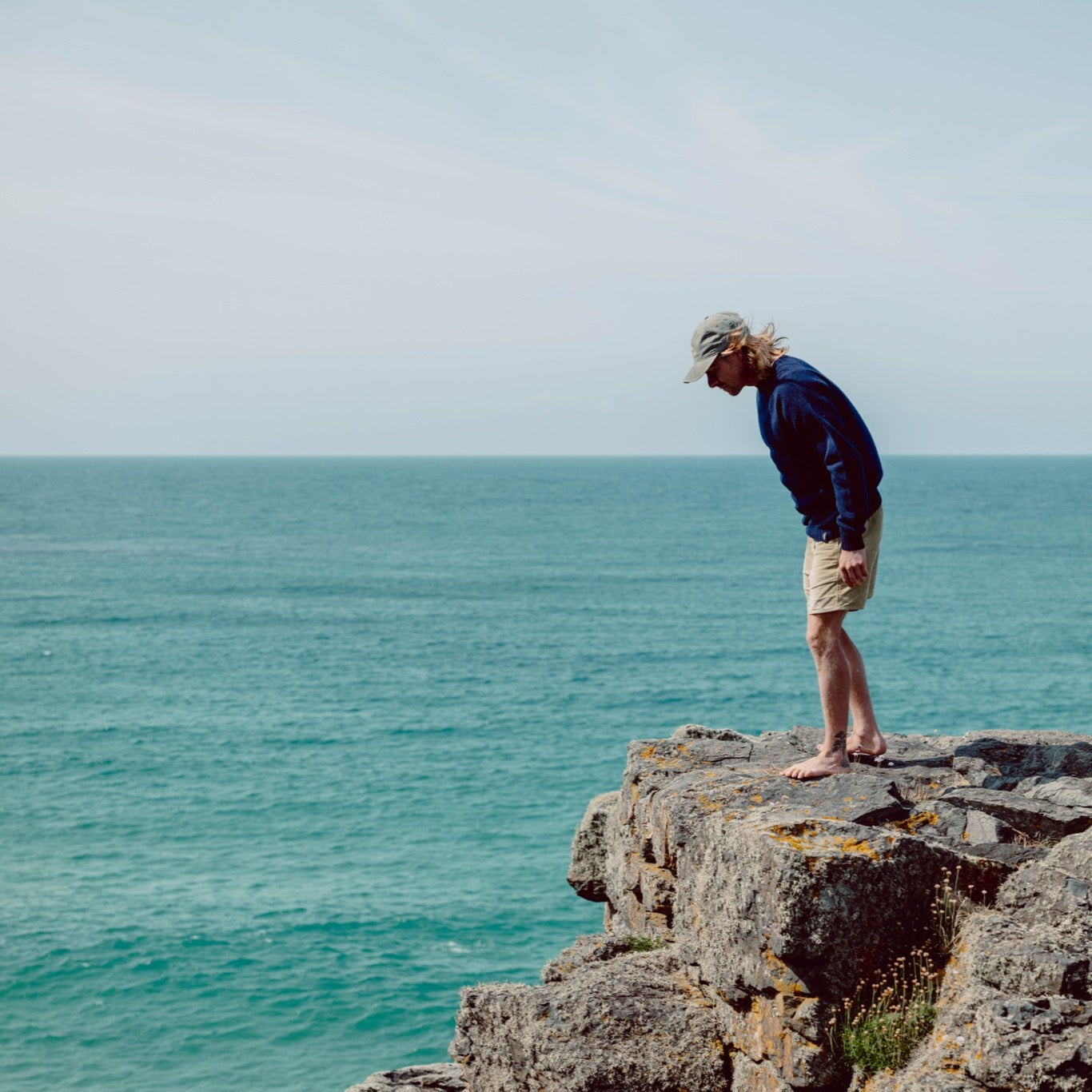 Everyday Jumper Wool Cornish Navy Men's
