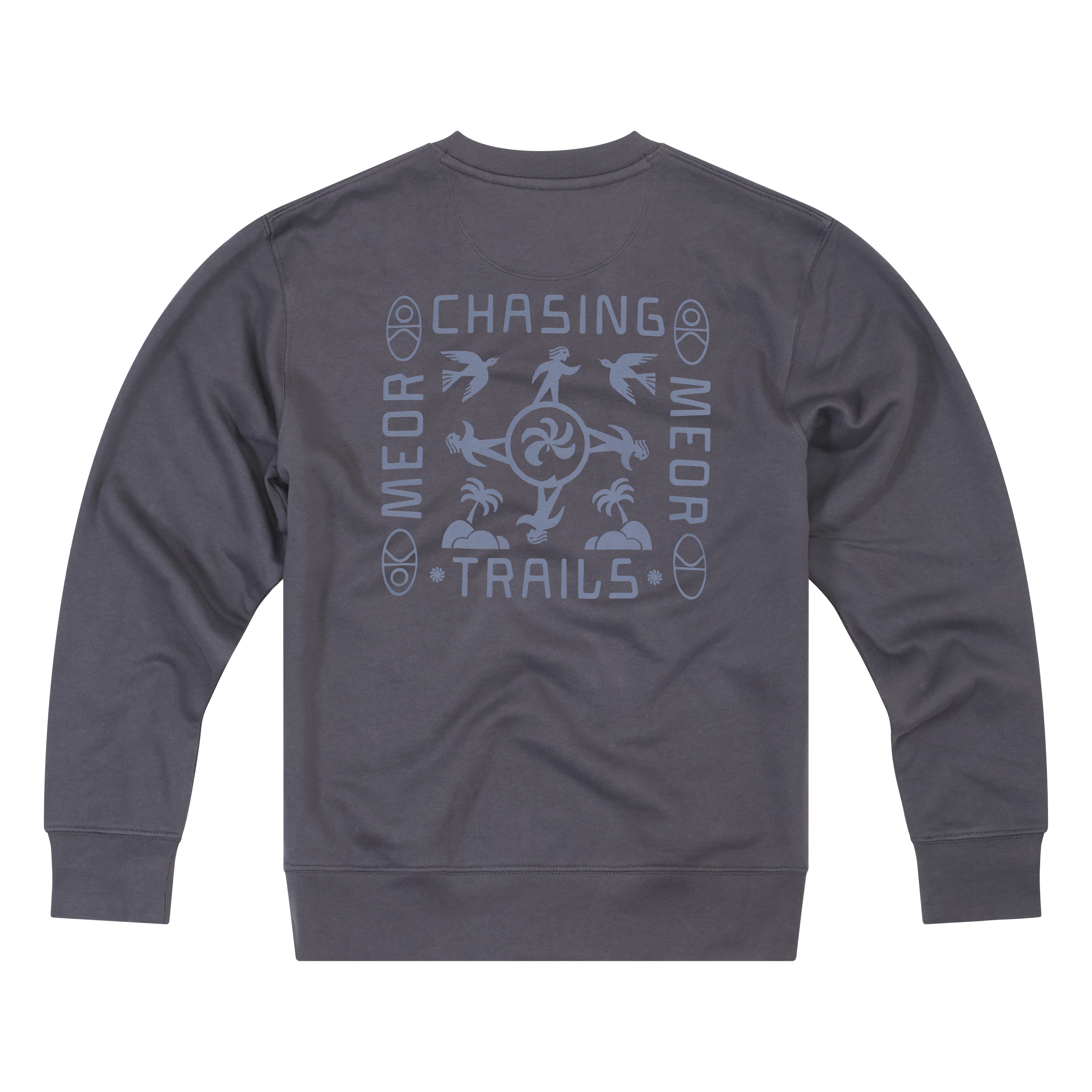 Chasing Trails Unisex Sweatshirt - Slate Blue
