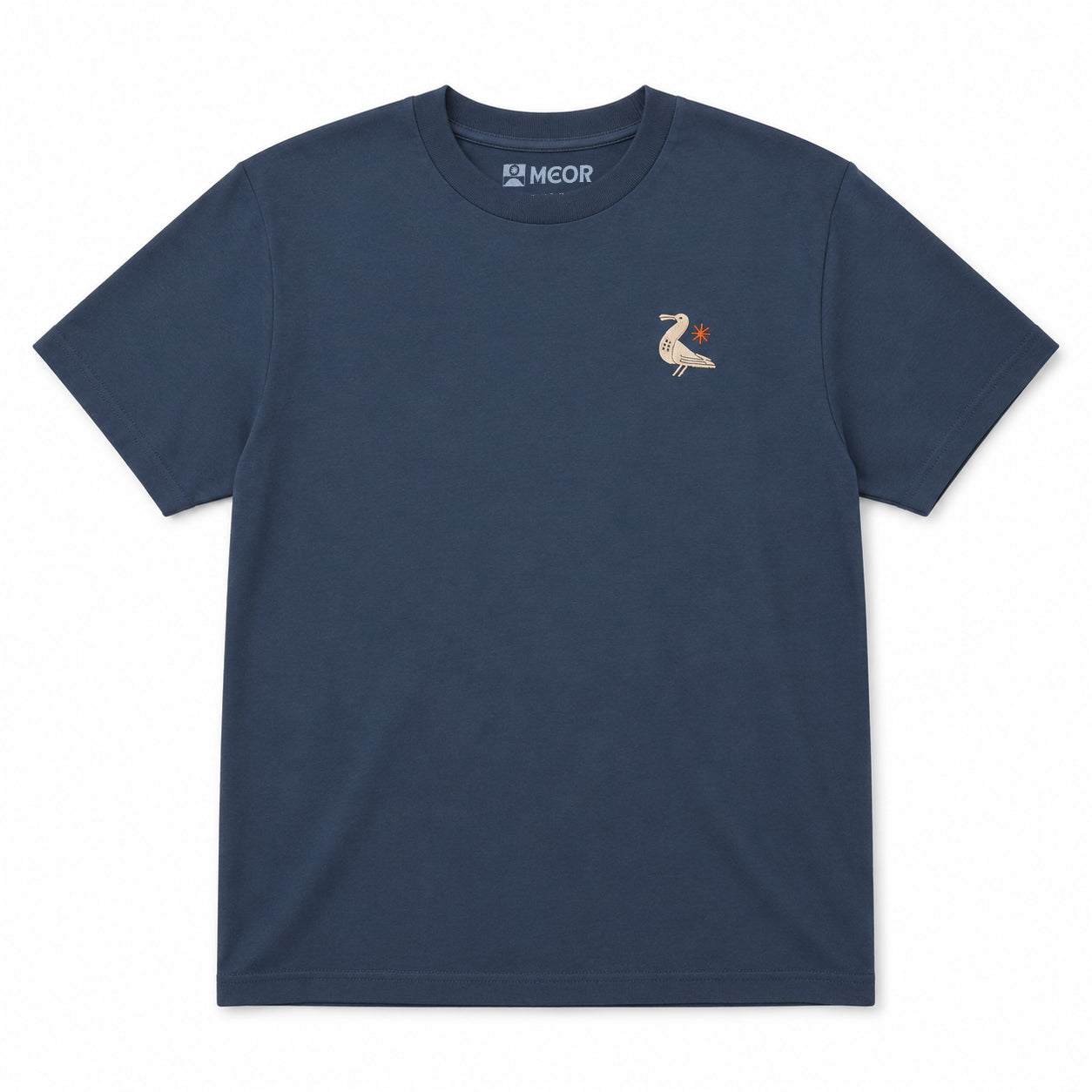 Da Bird Embroidered T-Shirt - Deep Blue