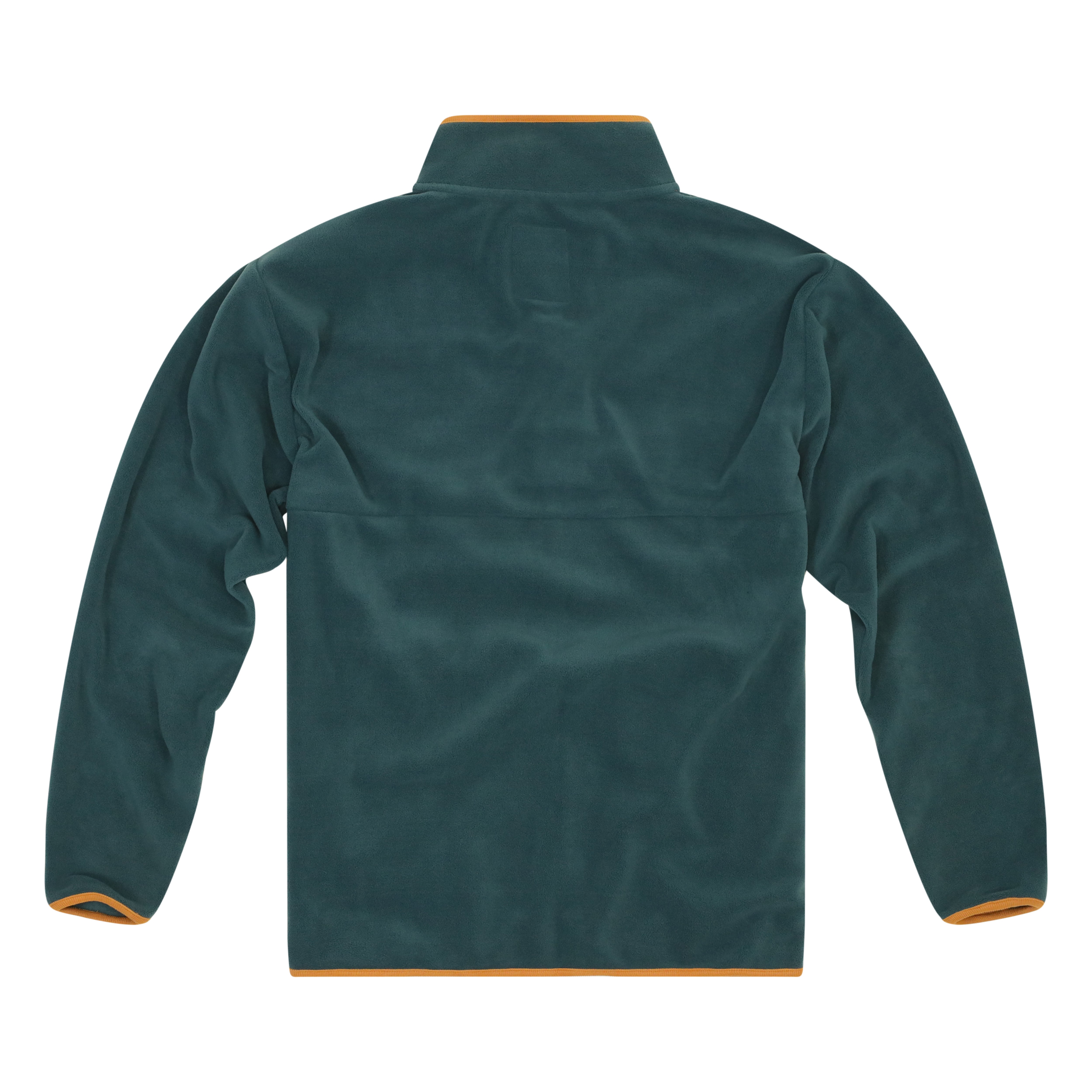 Gwenvor Unisex Quarter Snap Fleece Blue-Yellow