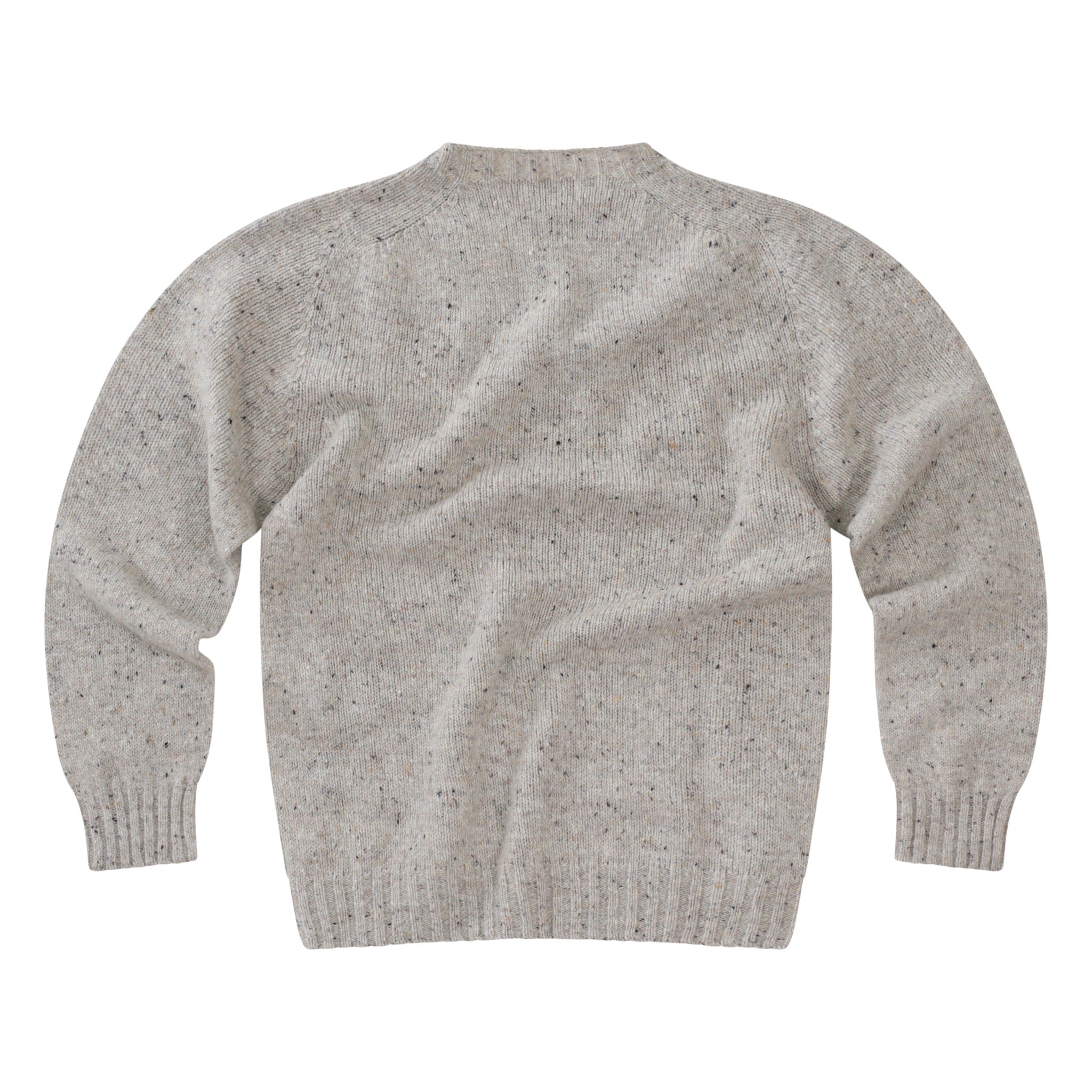 Fisherman Chunky Nep Wool Jumper Men's