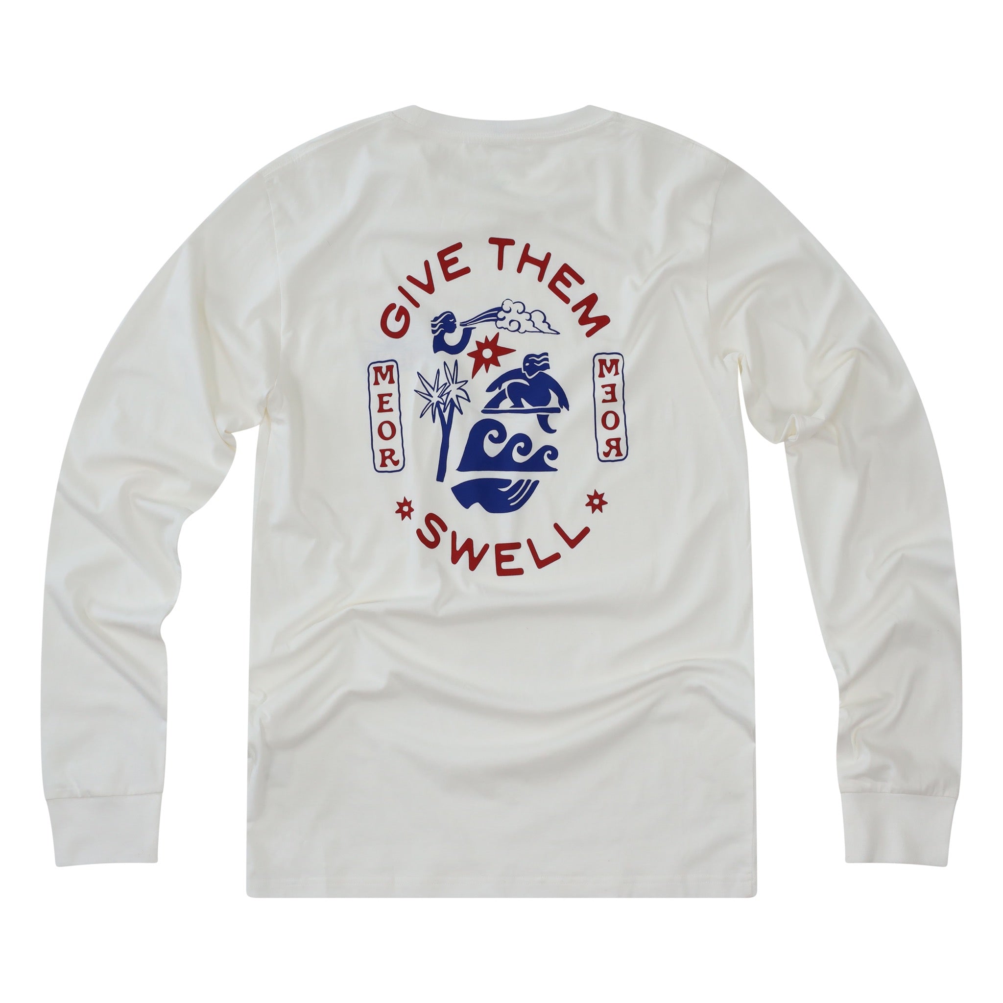 Give Them Swell Natural Long-Sleeve T-Shirt