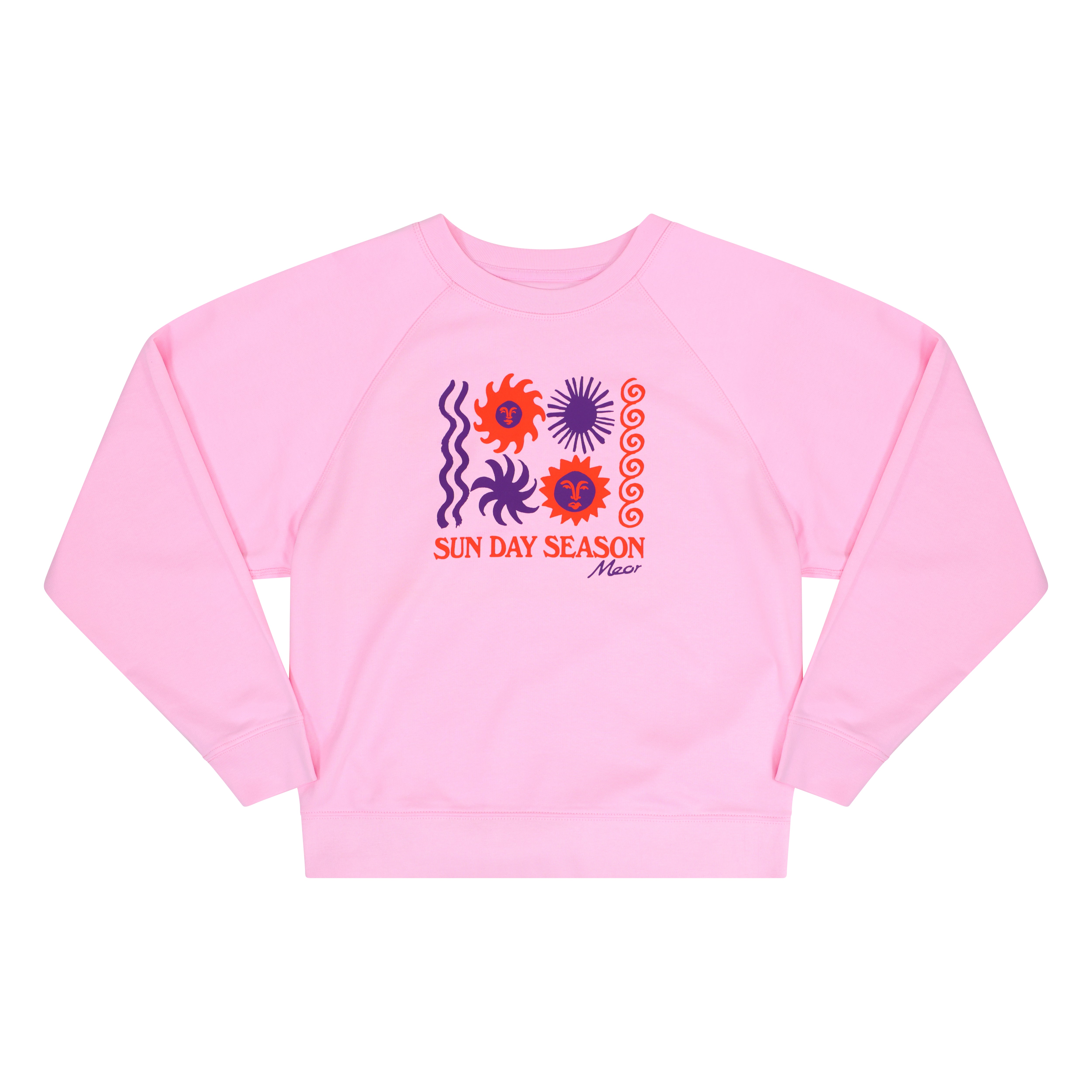 Sun Day Season Women's Sweatshirt - Pink