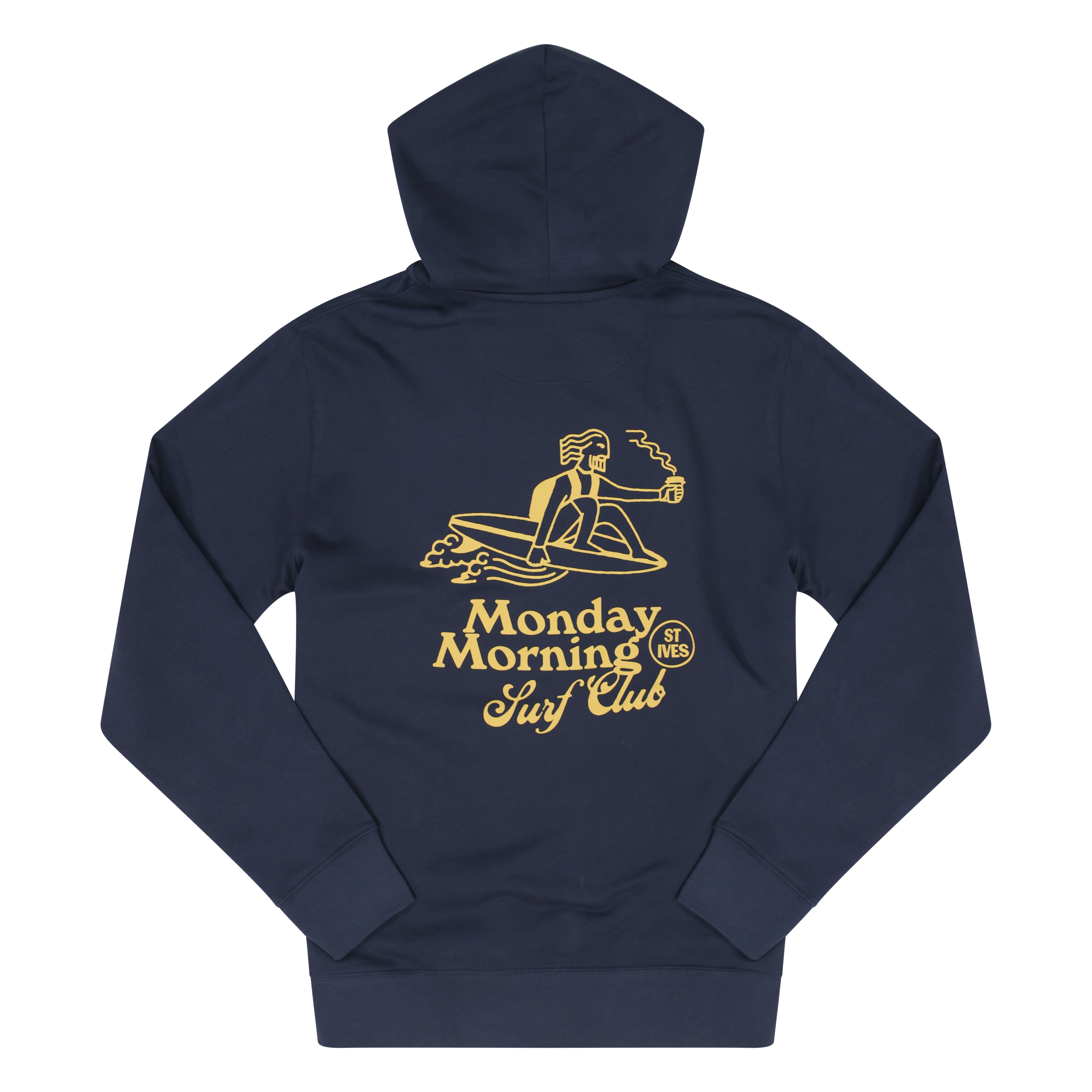 Monday Morning Surf Club Unisex Hoodie Navy