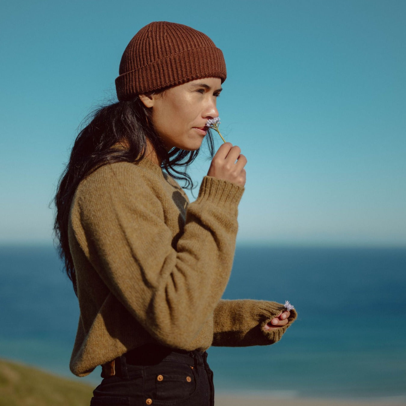 St Ives Harbour Beanie Walnut