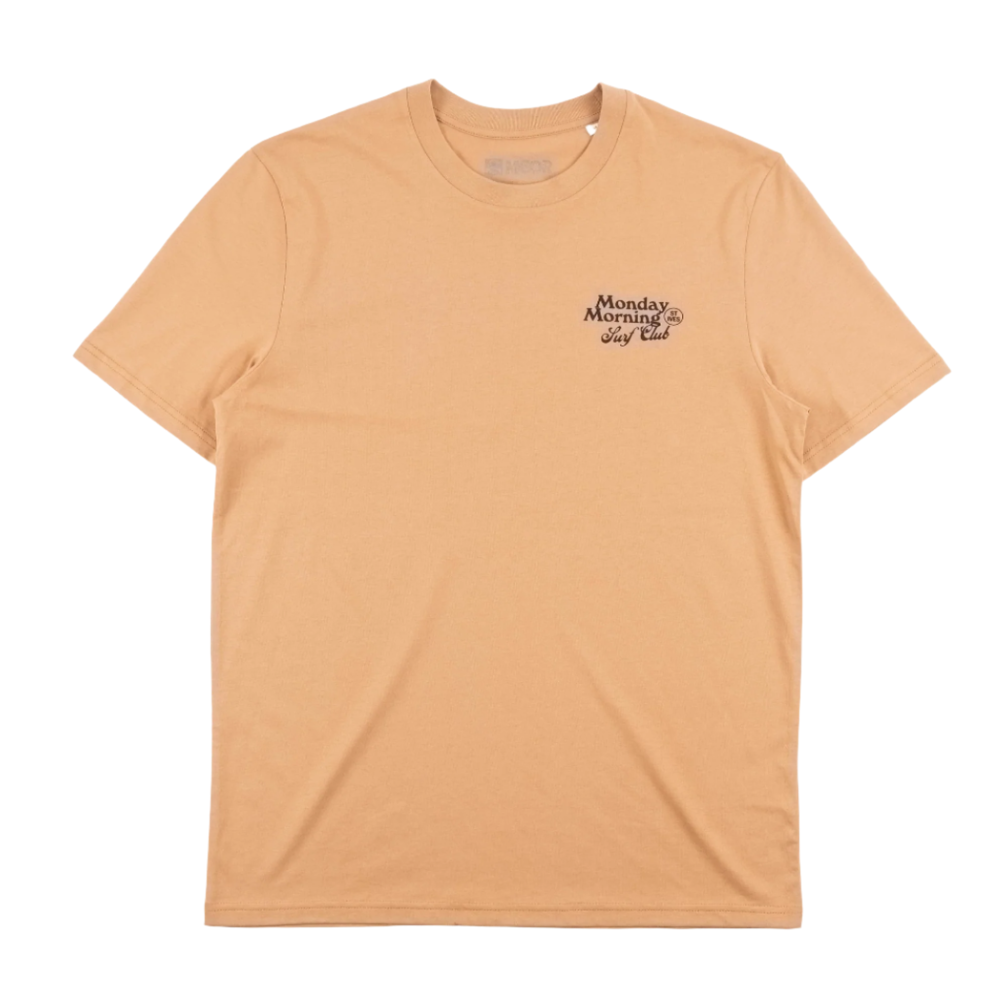 Monday Morning Surf Club Unisex T-Shirt Latte Coffee