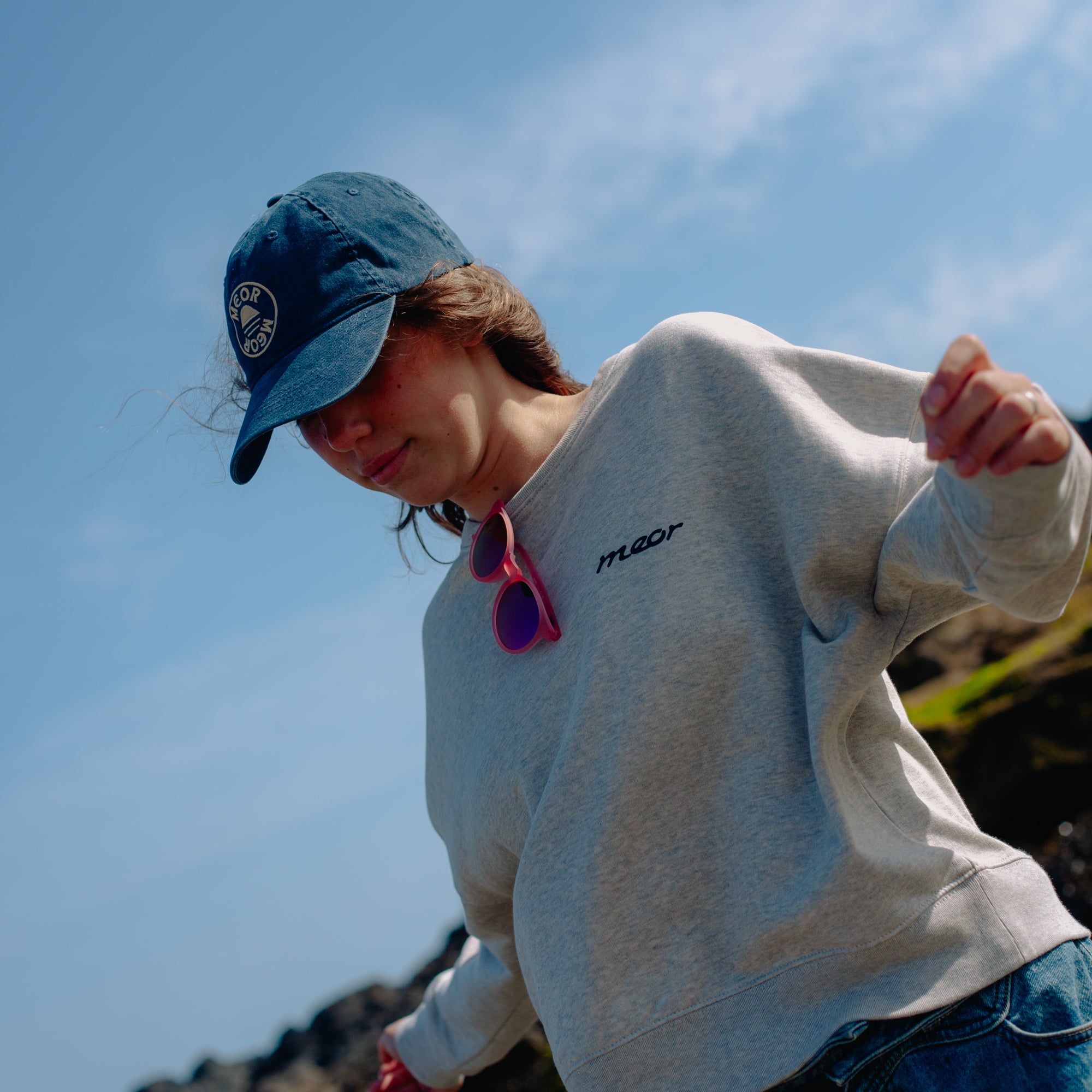 Behind The Sun Women's Boxy Sweatshirt - Warm Heather