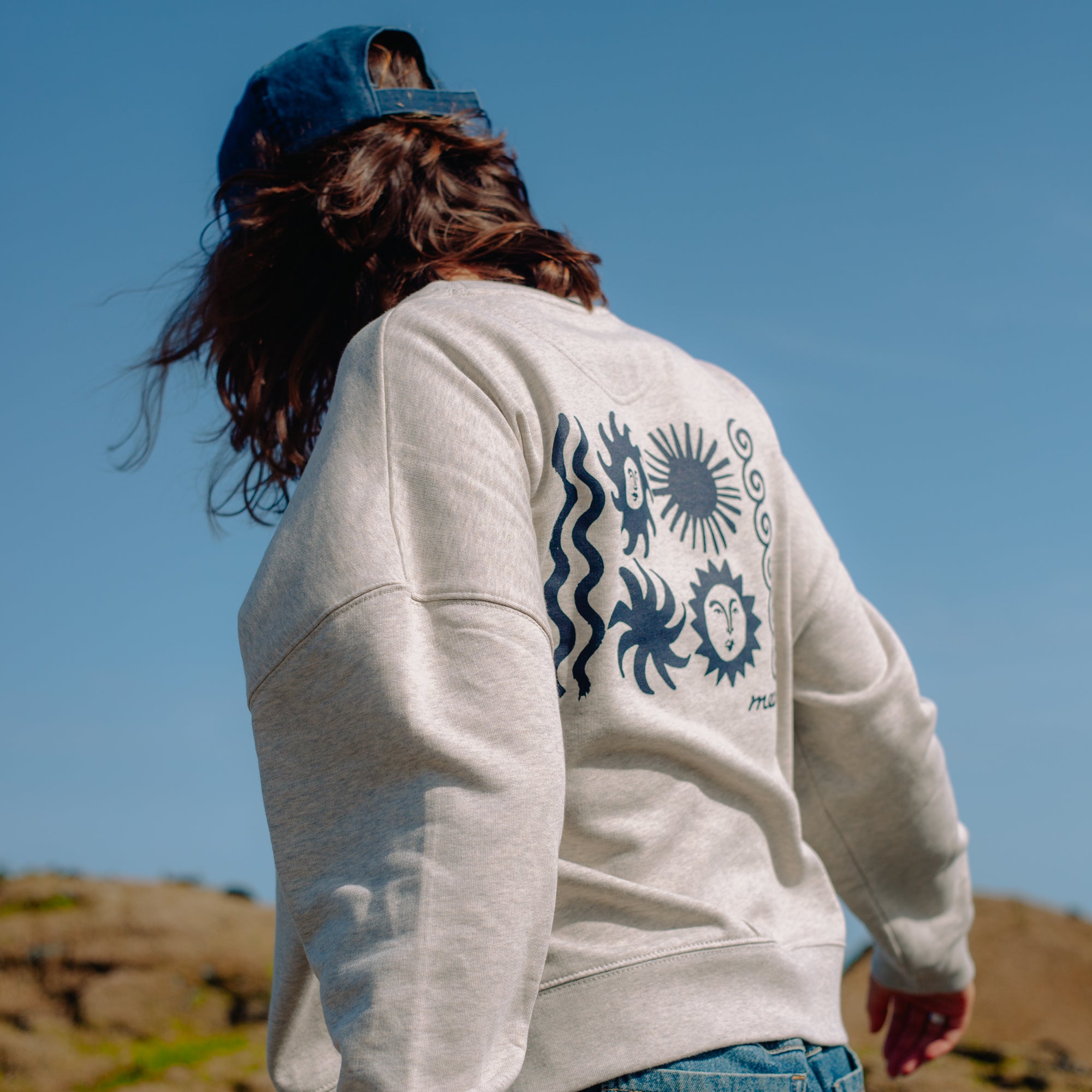Behind The Sun Women's Boxy Sweatshirt - Warm Heather