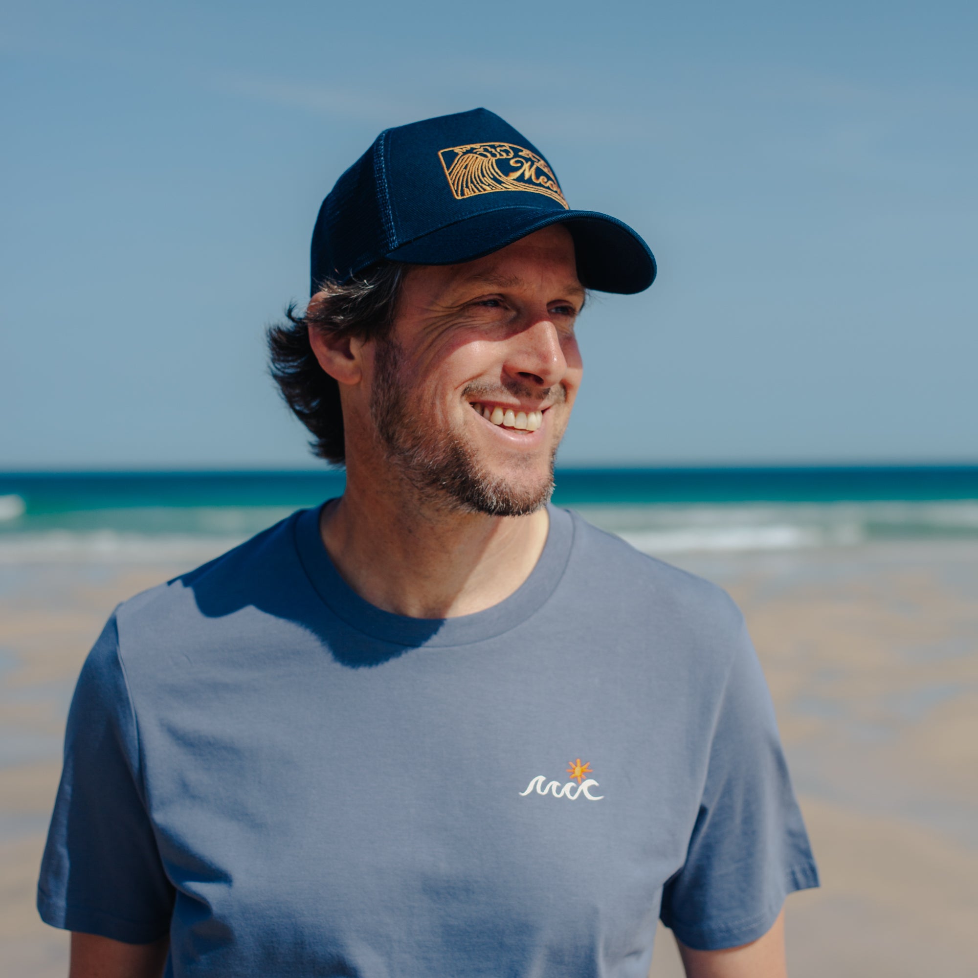 Meor Wave T-Shirt - Storm Blue
