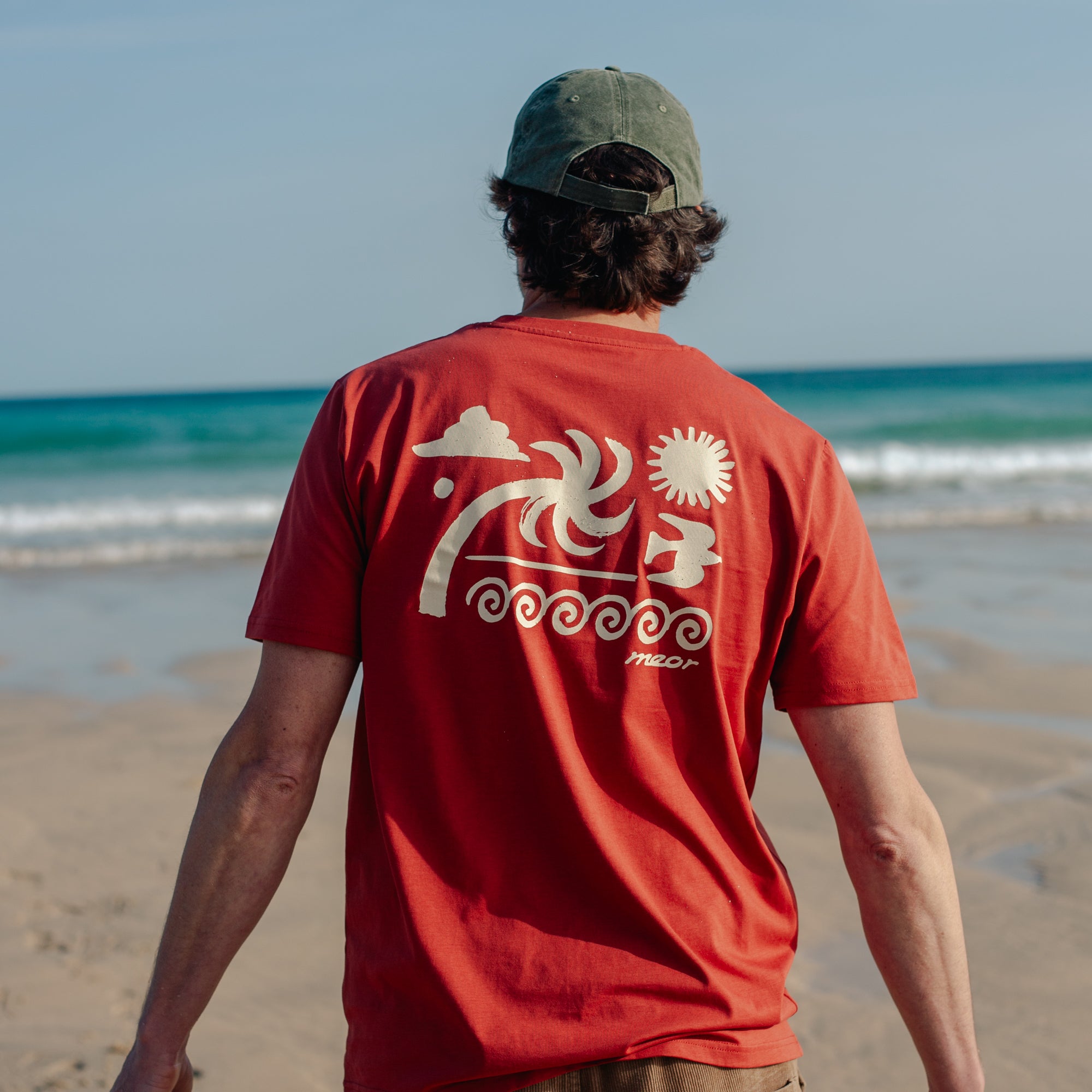 Sea Breeze Organic Cotton Unisex T-Shirt - Red