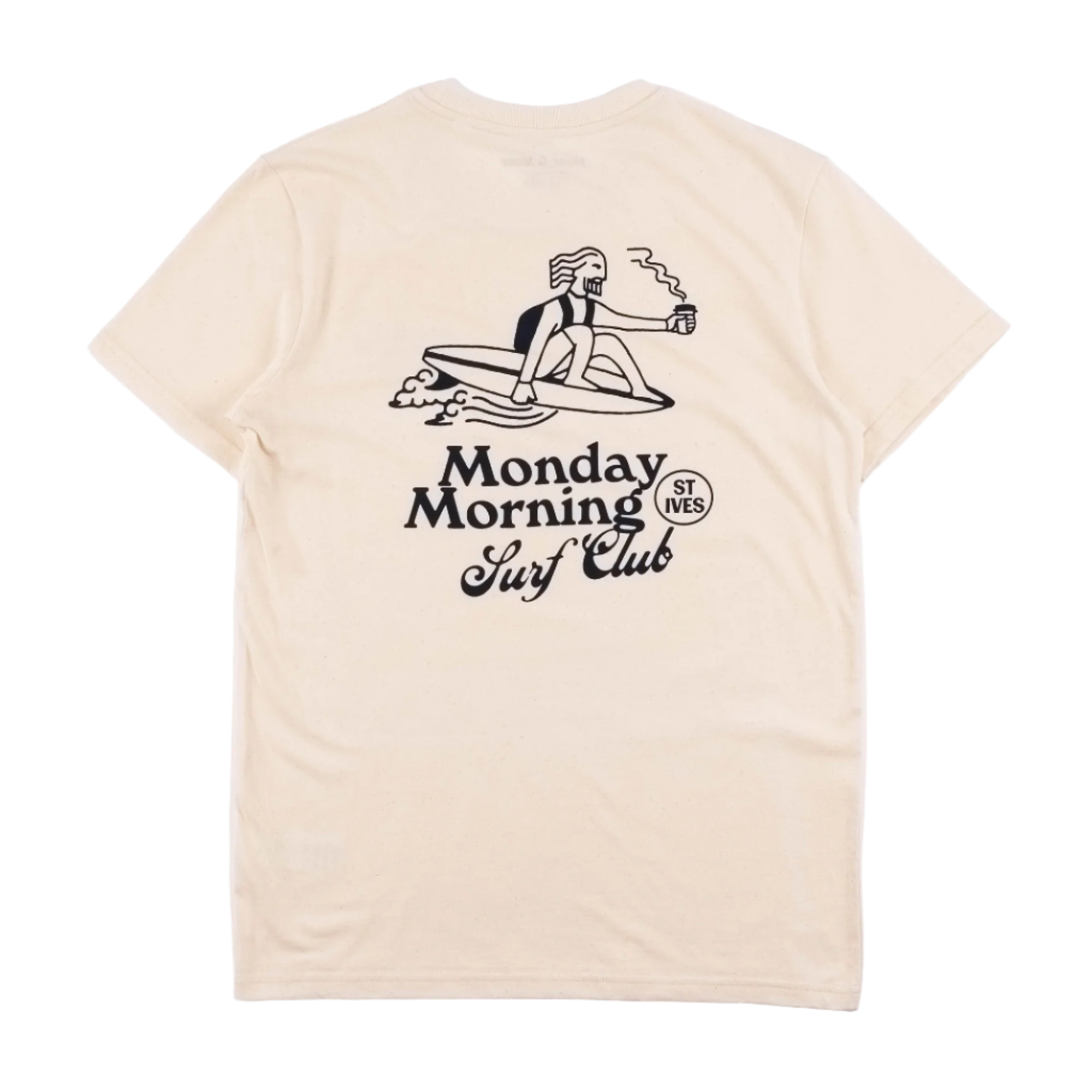 Monday Morning Surf Club Unisex T-Shirt Natural Raw