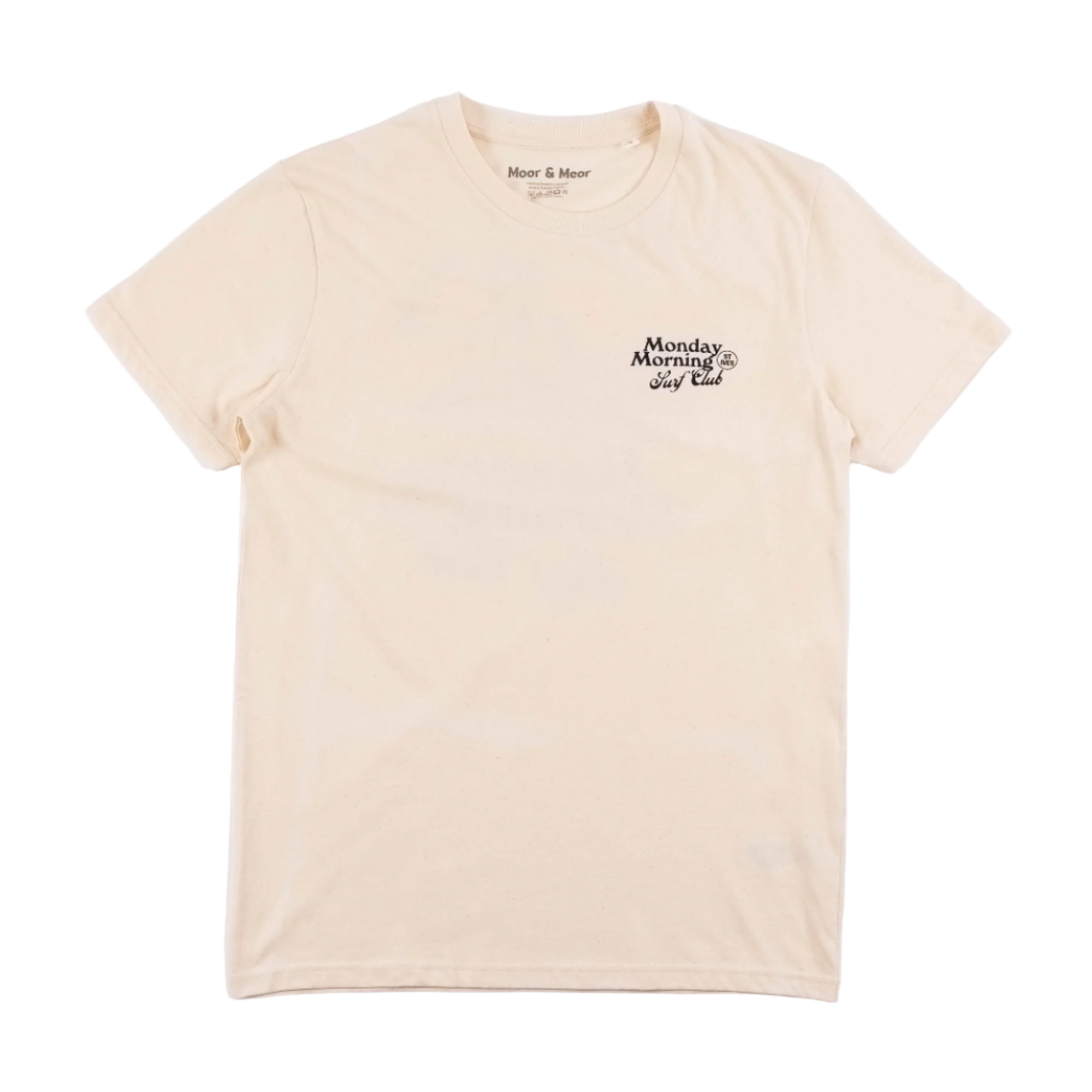 Monday Morning Surf Club Unisex T-Shirt Natural Raw