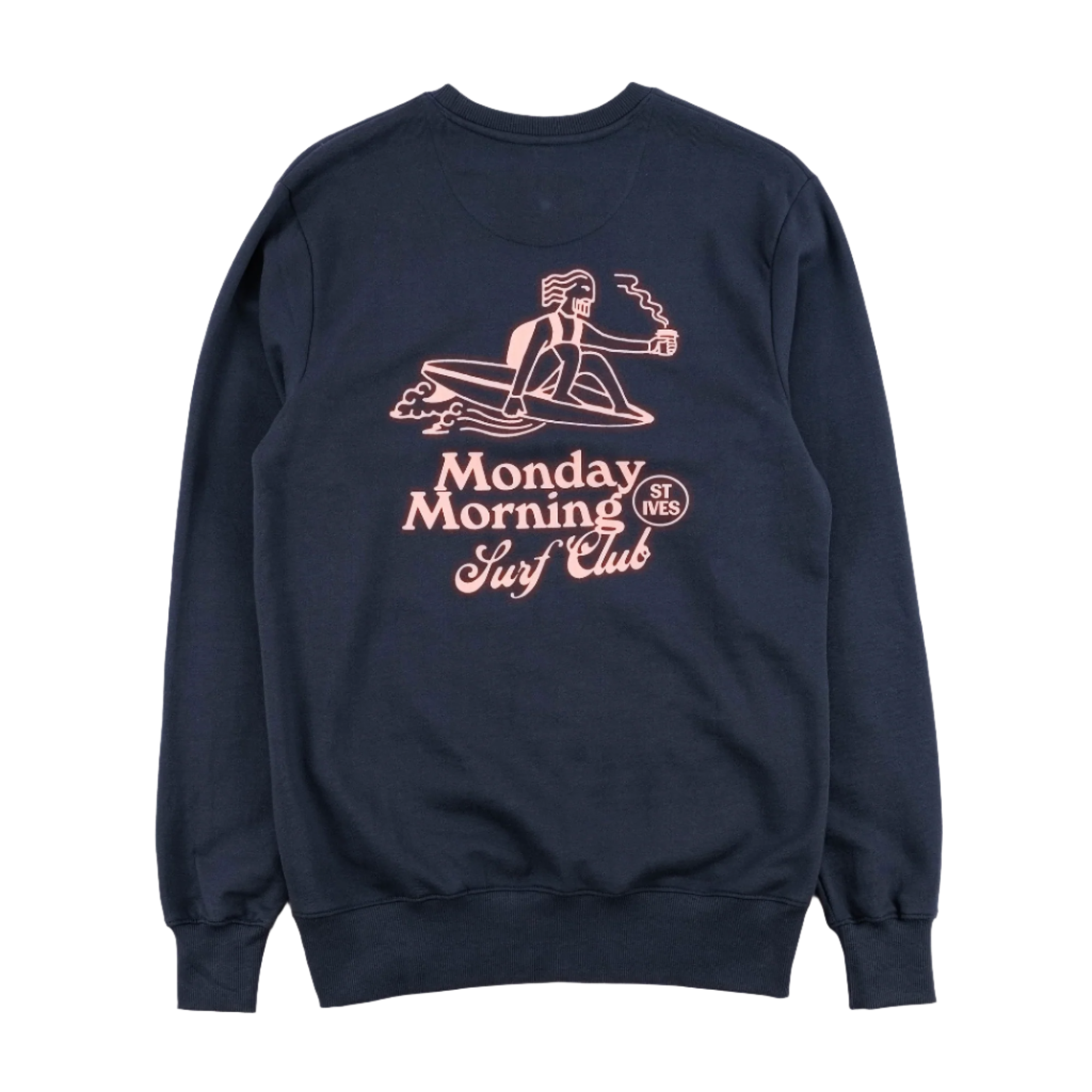 Monday Morning Surf Club Unisex Sweatshirt Navy