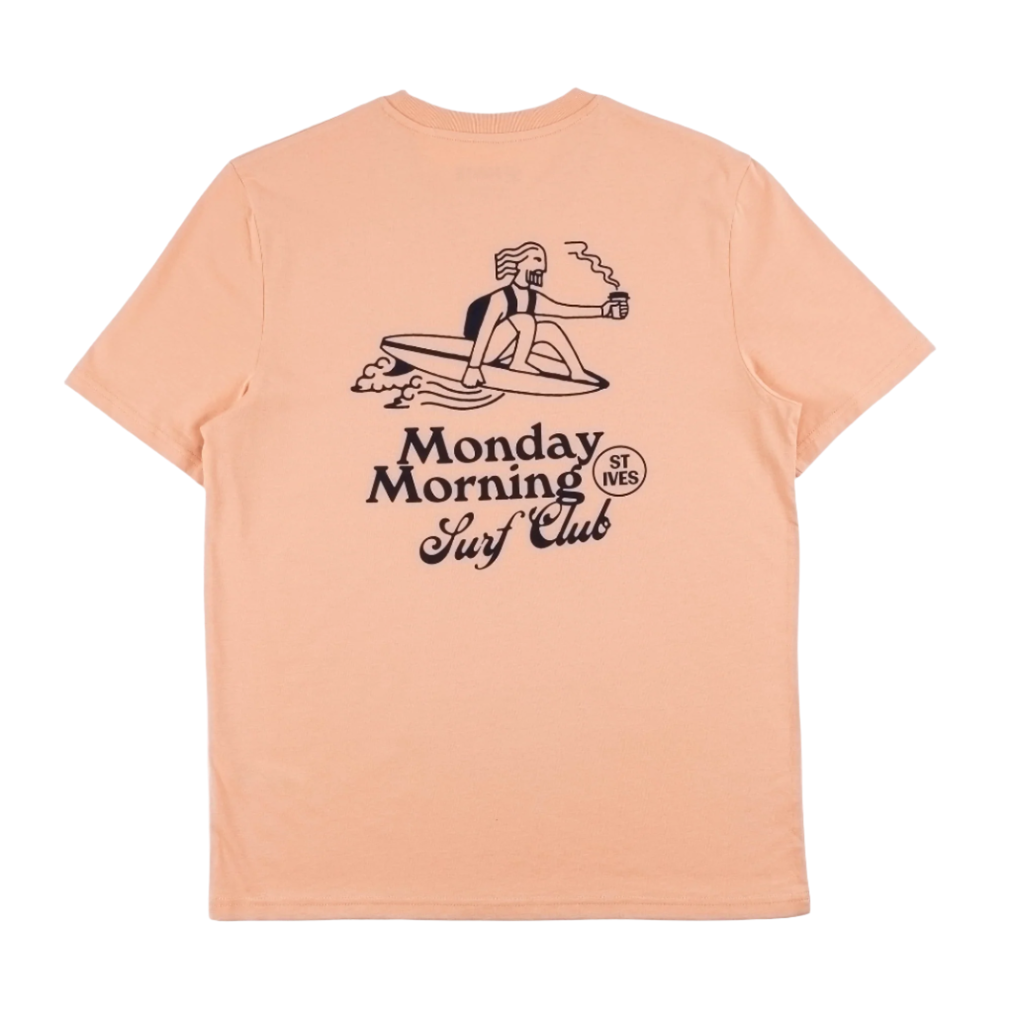 Monday Morning Surf Club Unisex T-Shirt Peach
