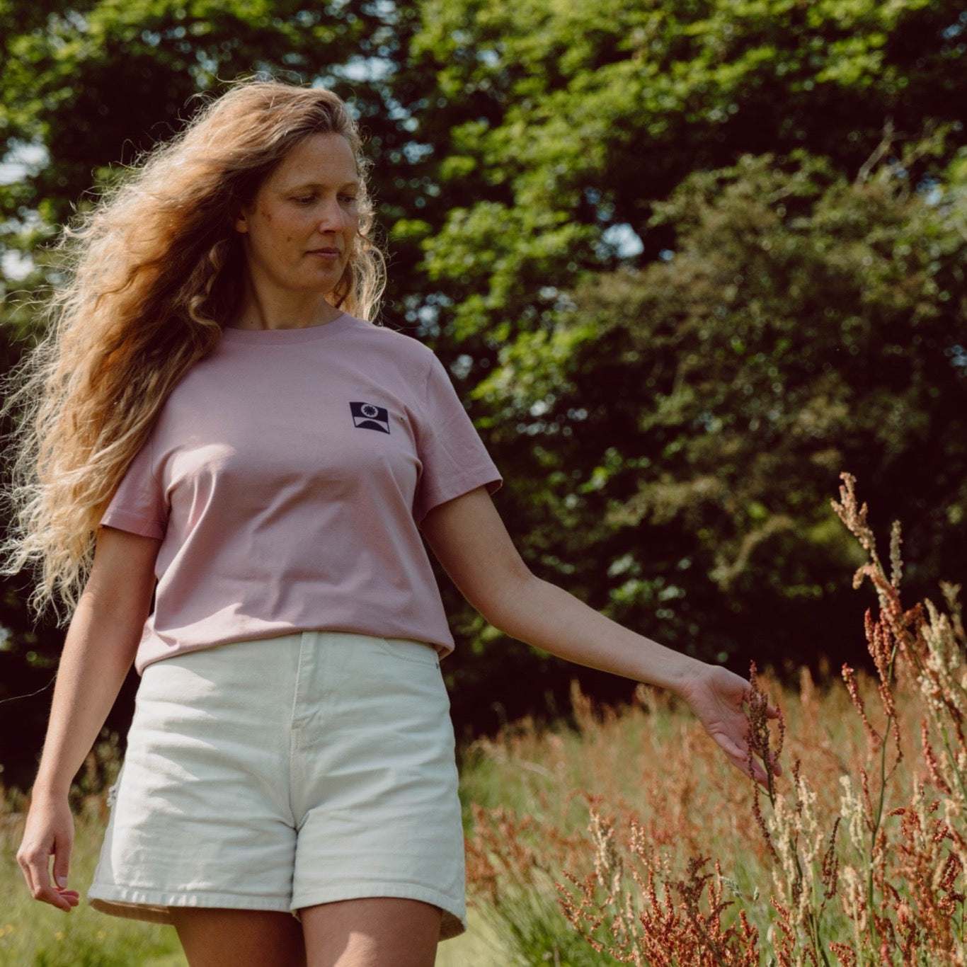 Porthmeor Women's T-Shirt Cherry Pink