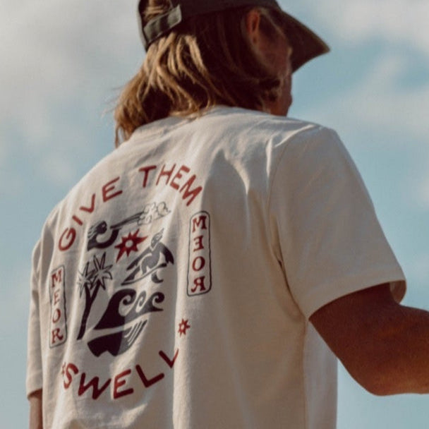 Give Them Swell Vintage White Unisex T-Shirt