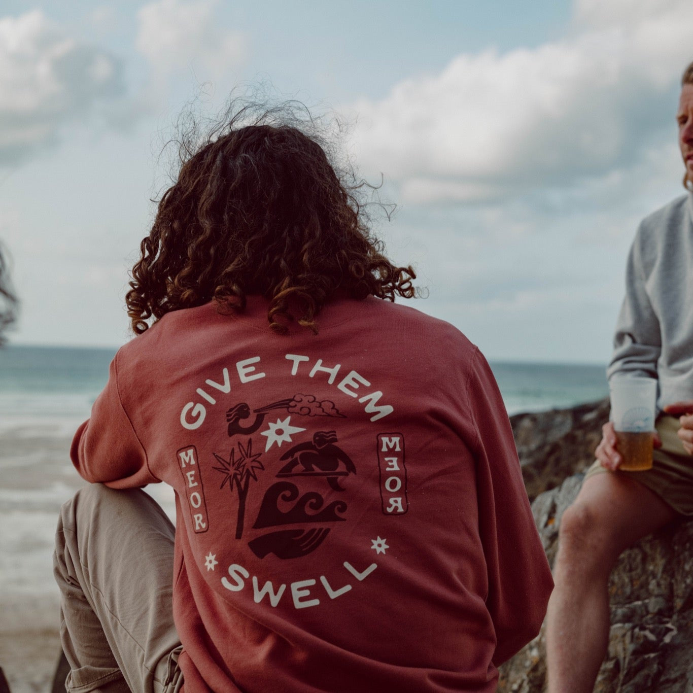 Give Them Swell Baja Brown Unisex Sweatshirt