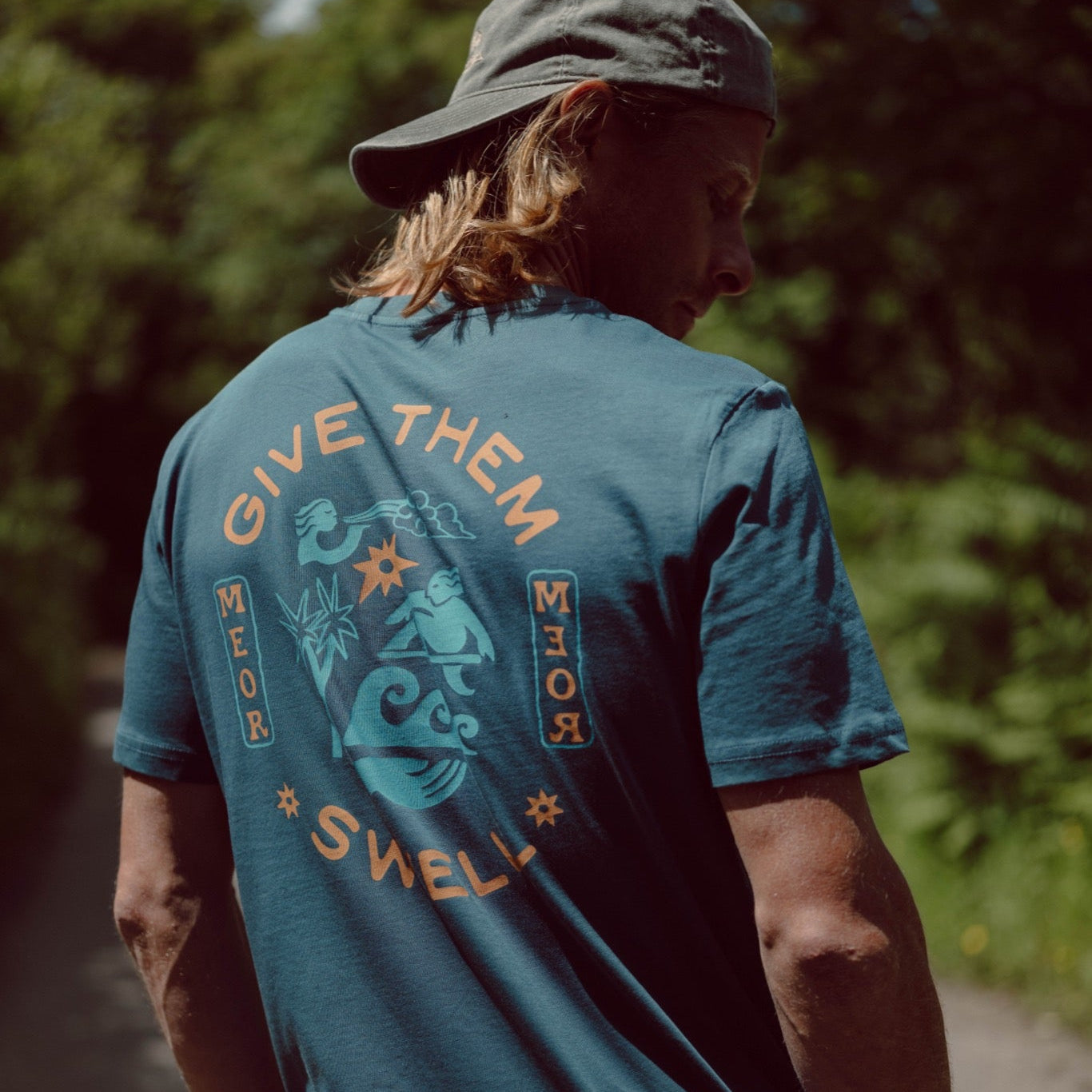 Give Them Swell Blue Teal Unisex T-Shirt