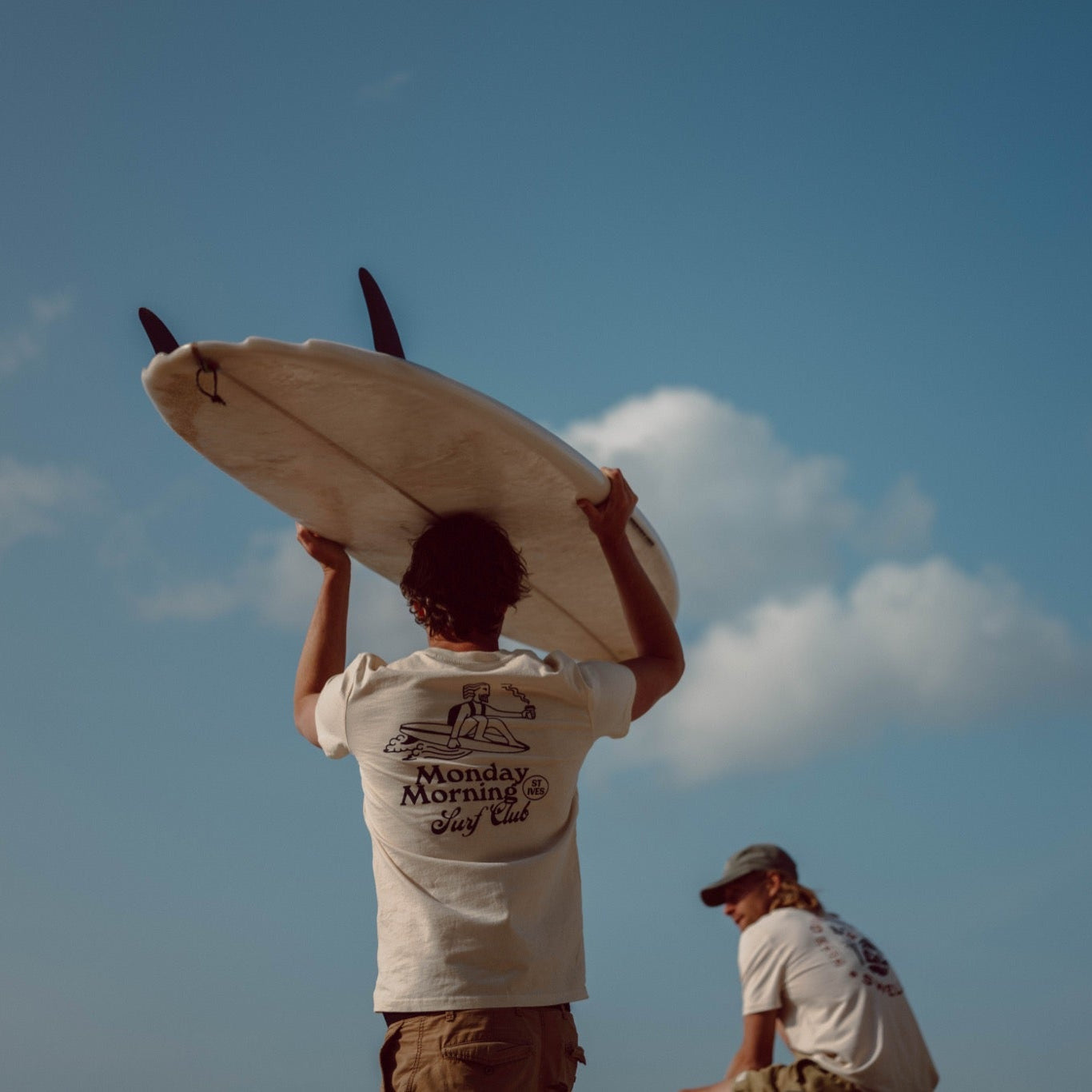Monday Morning Surf Club Unisex T-Shirt Natural Raw