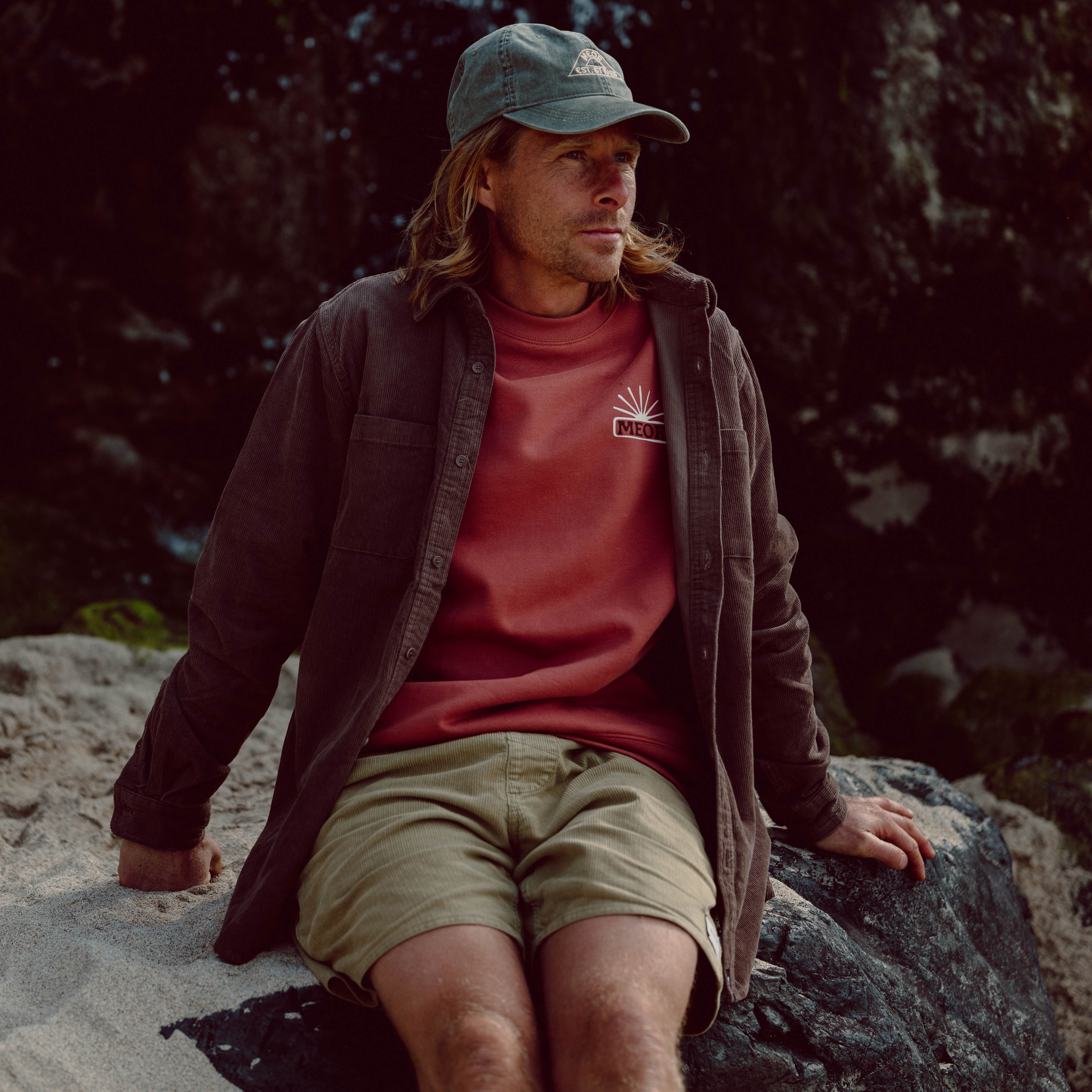 Cord Overshirt - Walnut