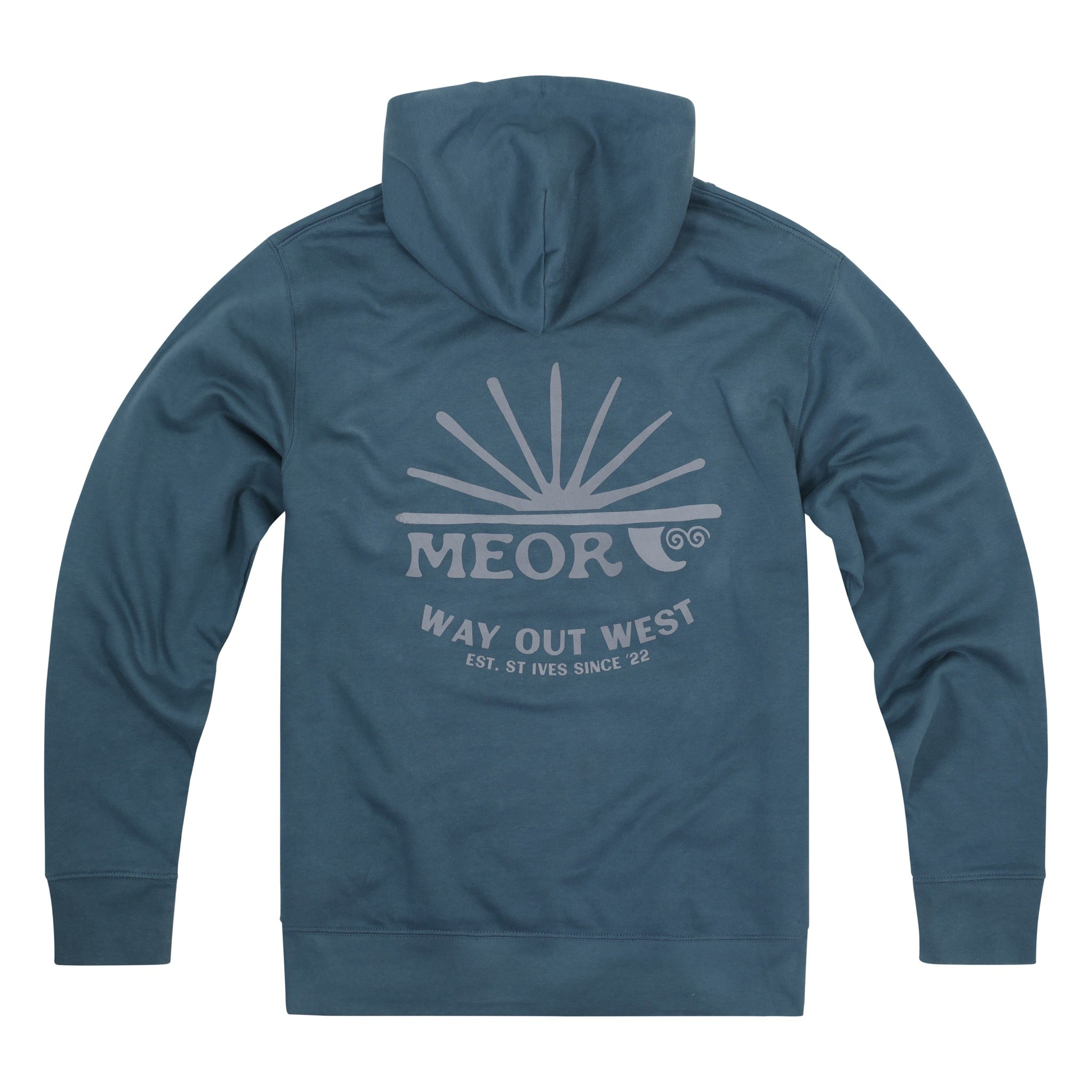 Way Out West Unisex Hoodie - Blue Teal