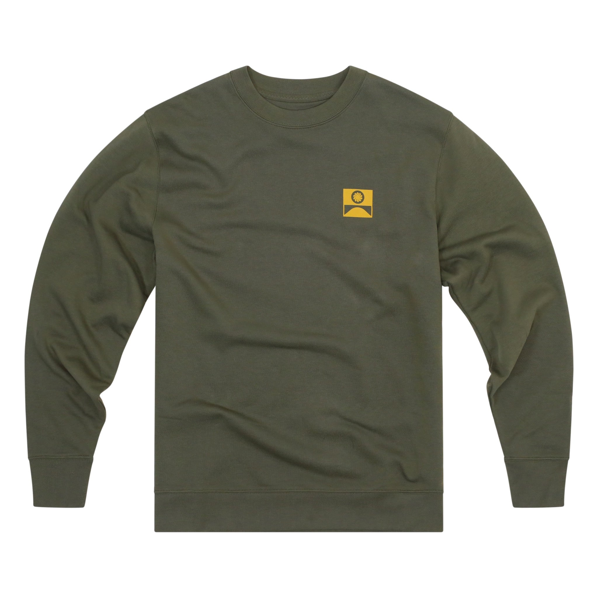 Classic Unisex Icon Sweatshirt Khaki Green