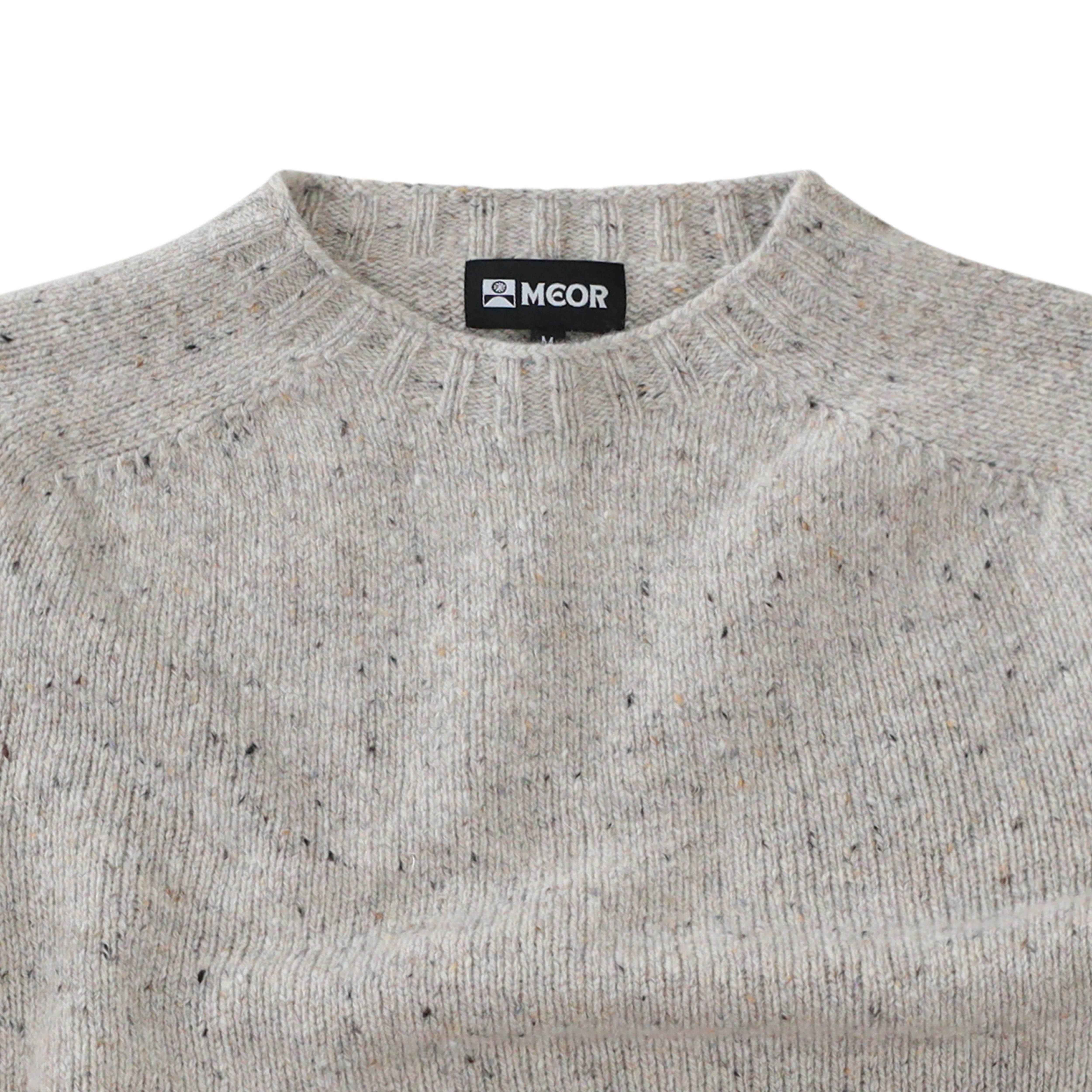 Fisherman Chunky Nep Wool Jumper Men's