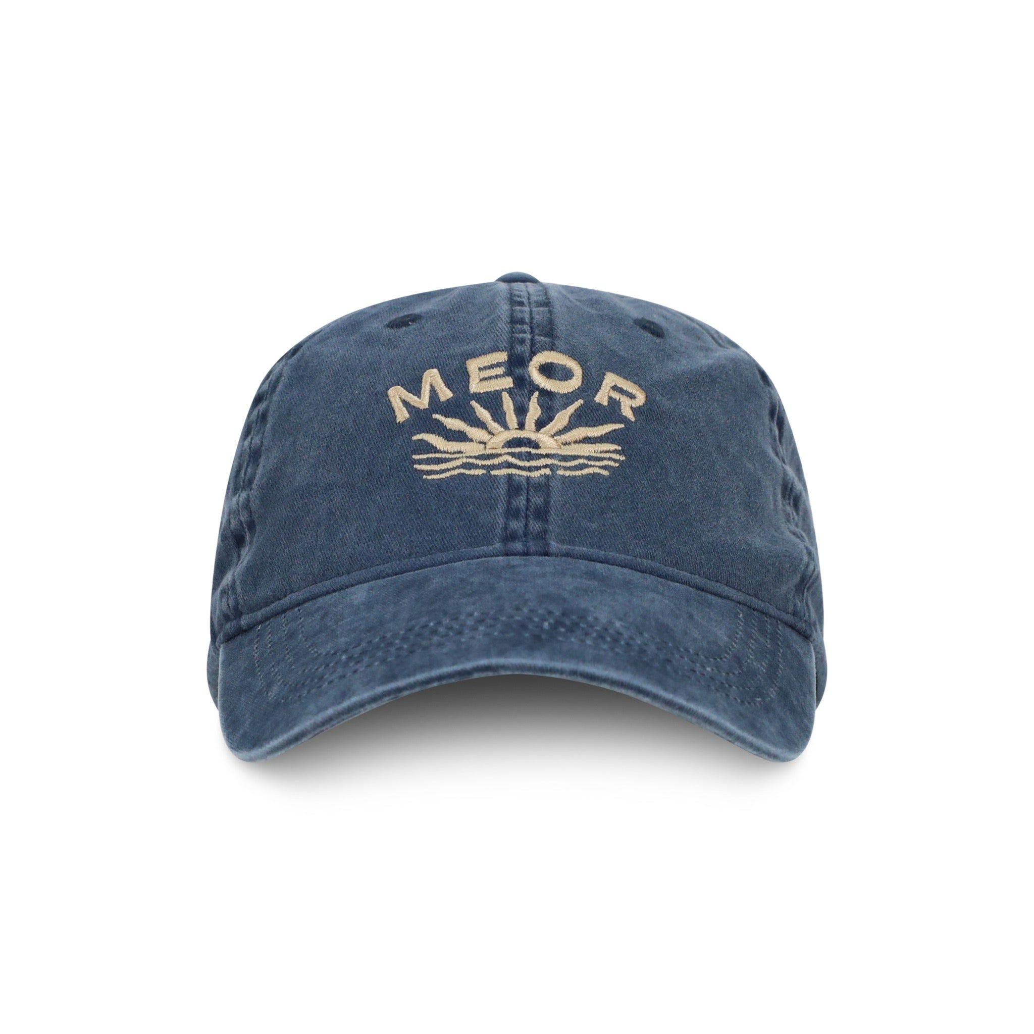 Meor Sunrise Vintage Baseball Cap - Blue
