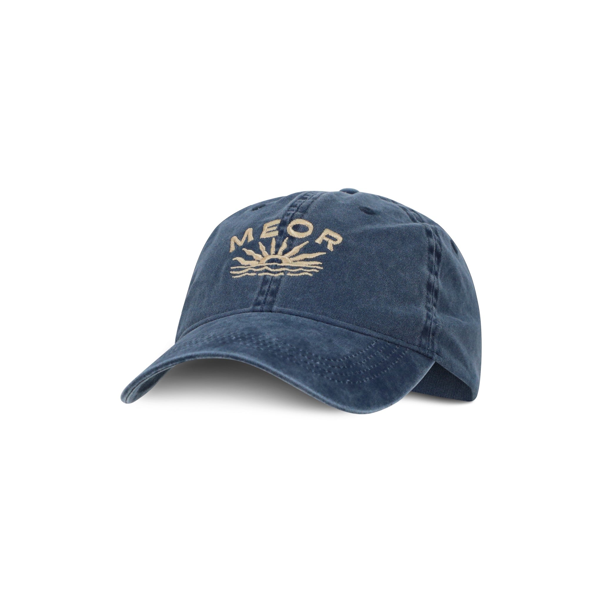 Meor Sunrise Vintage Baseball Cap - Blue