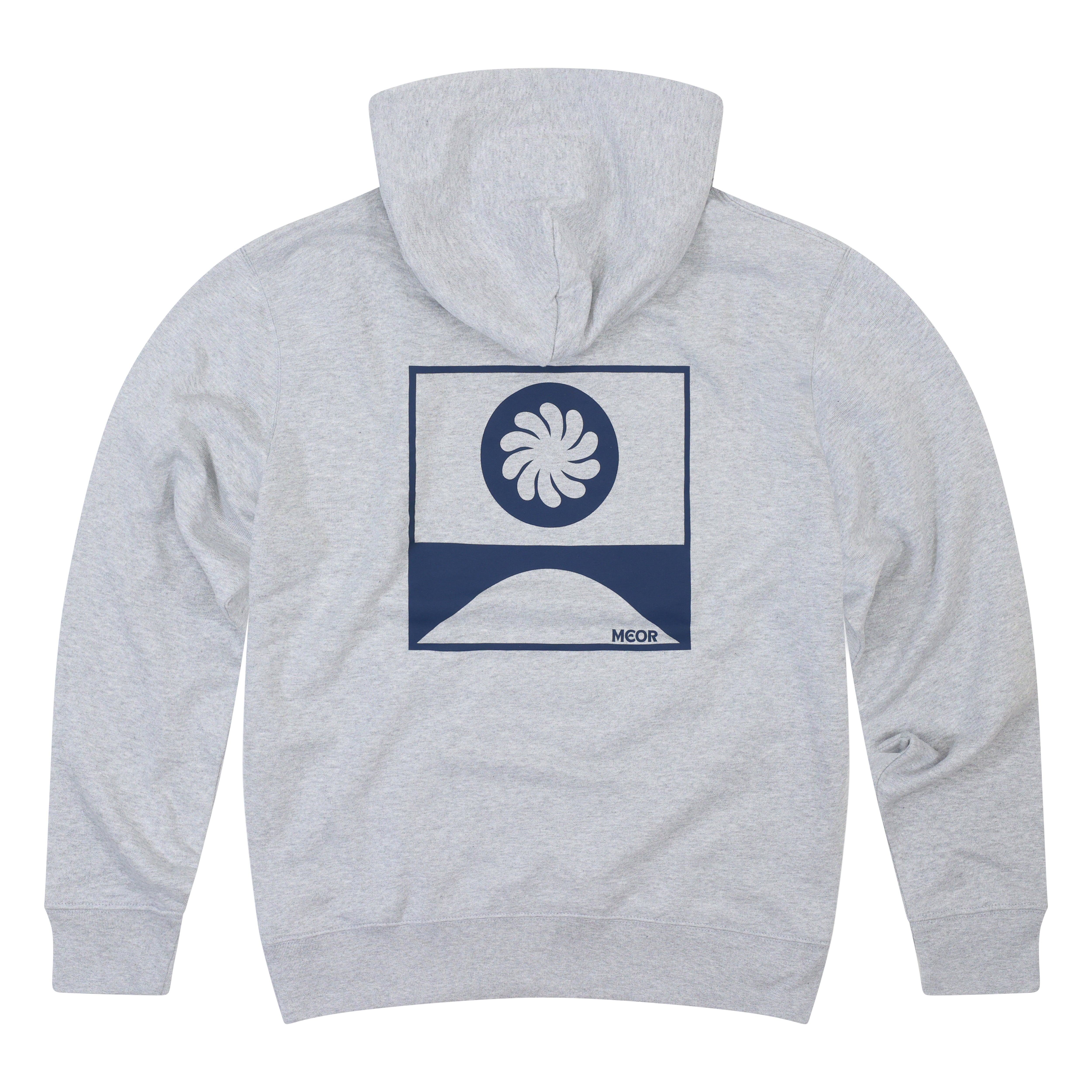 Porthmeor Unisex Hoodie Heather Grey