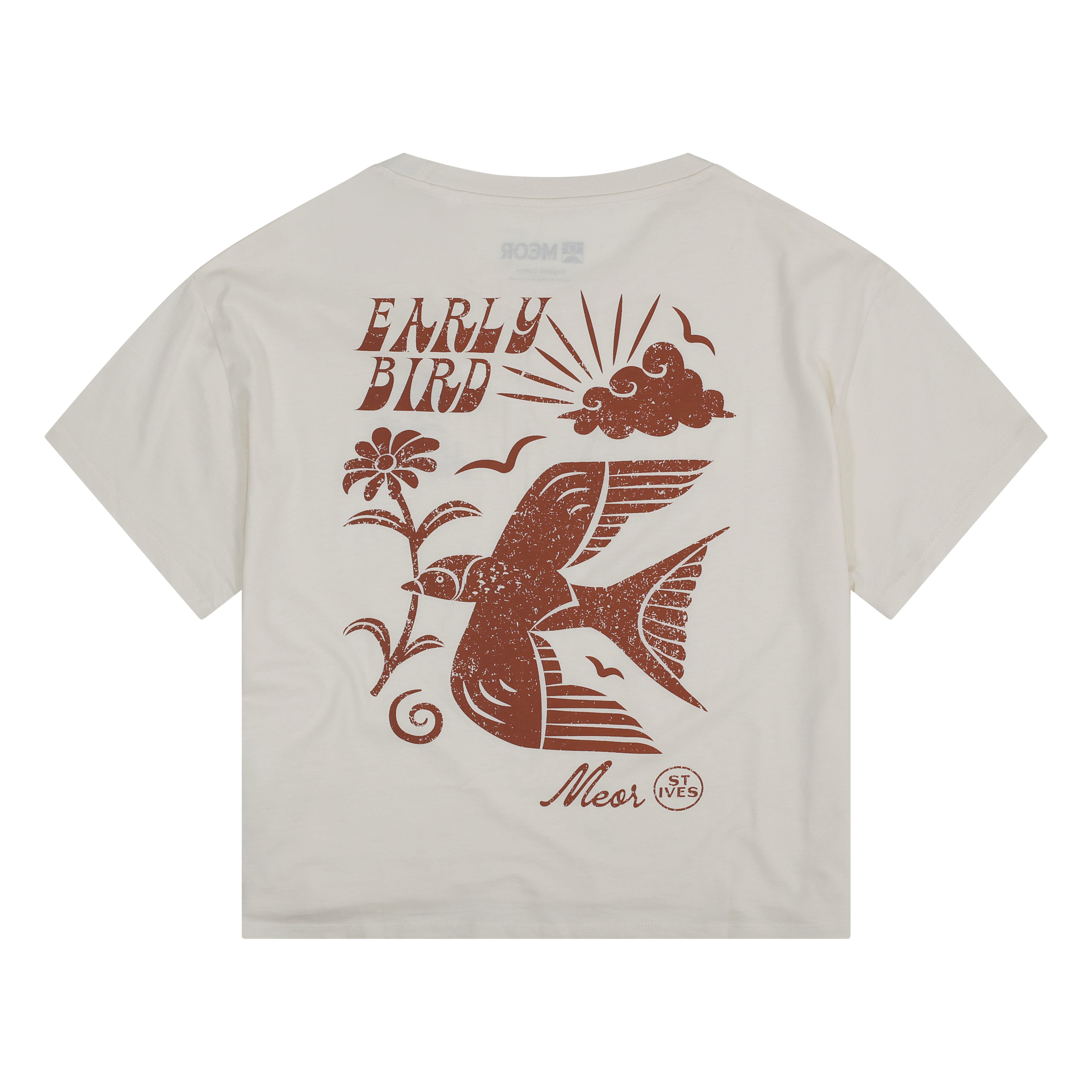 Early Bird Women's Loose Fit T-Shirt - Ecru