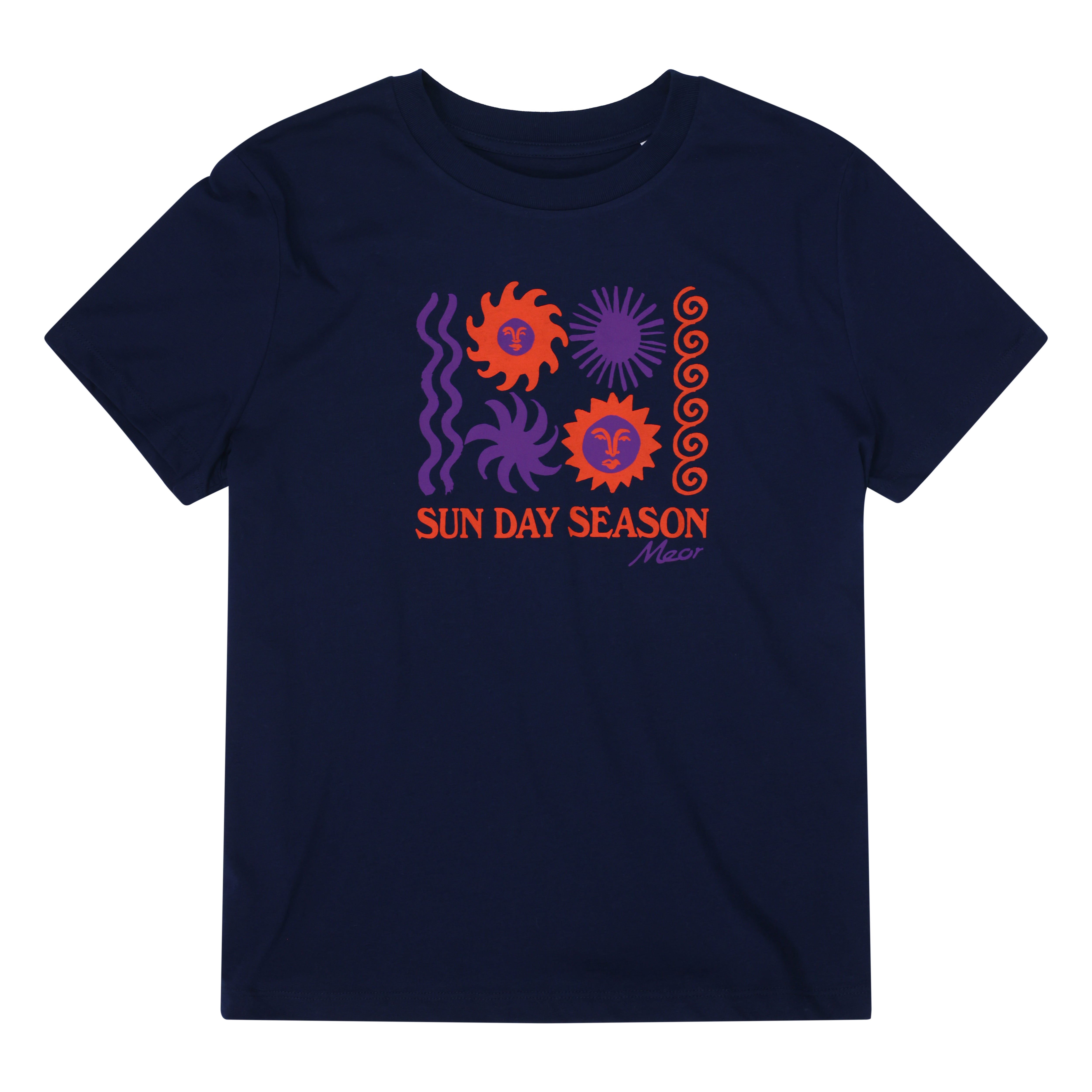 Sun Day Season Women's T-Shirt Navy