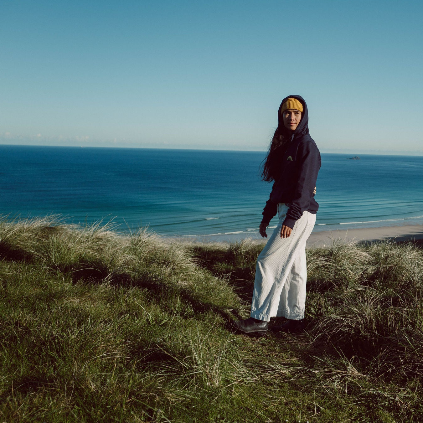 St Ives Hoodie Cornish Navy