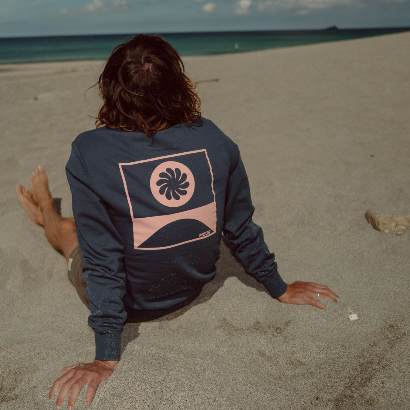 Porthmeor Unisex Sweatshirt Navy