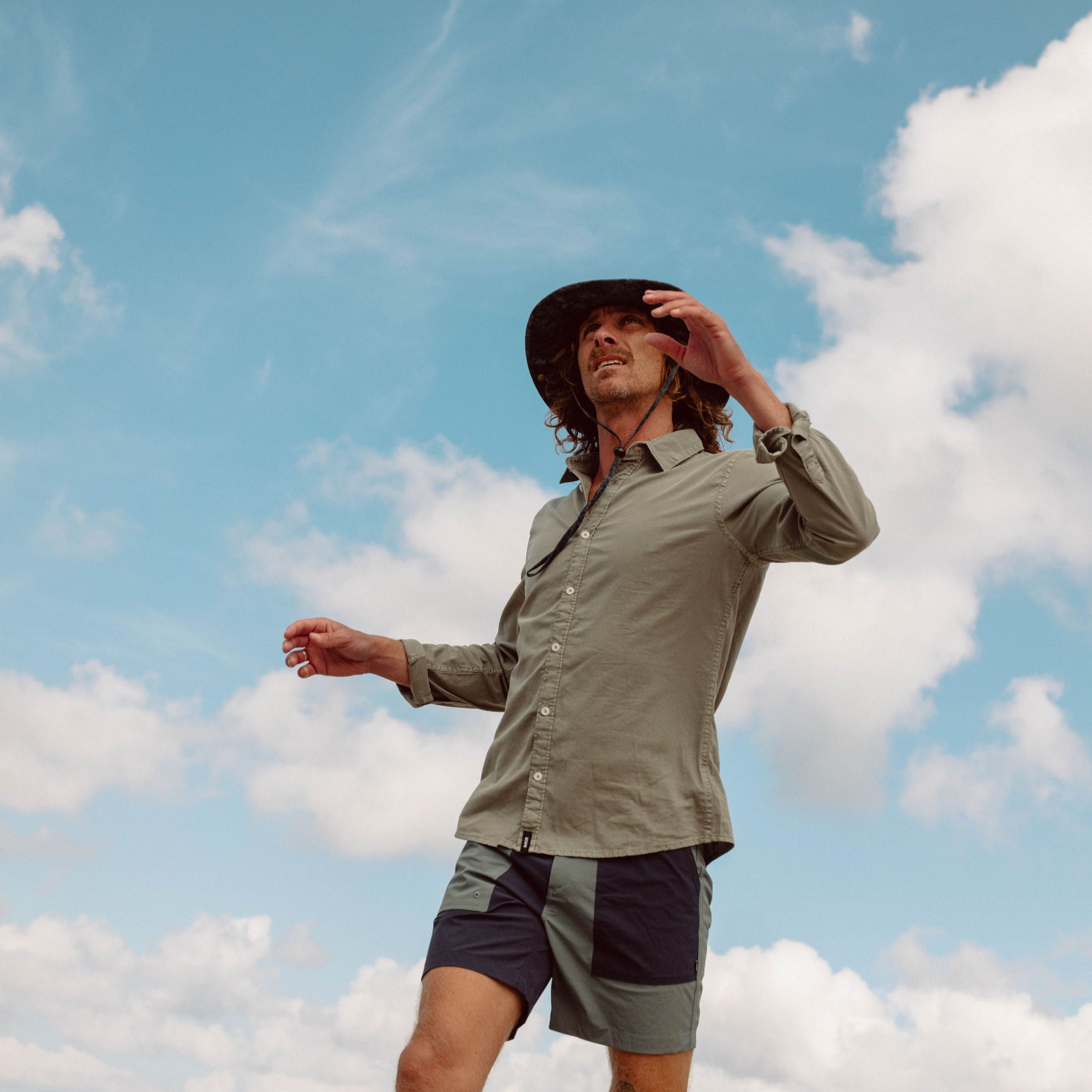 Outdoor Shirt Washed Khaki