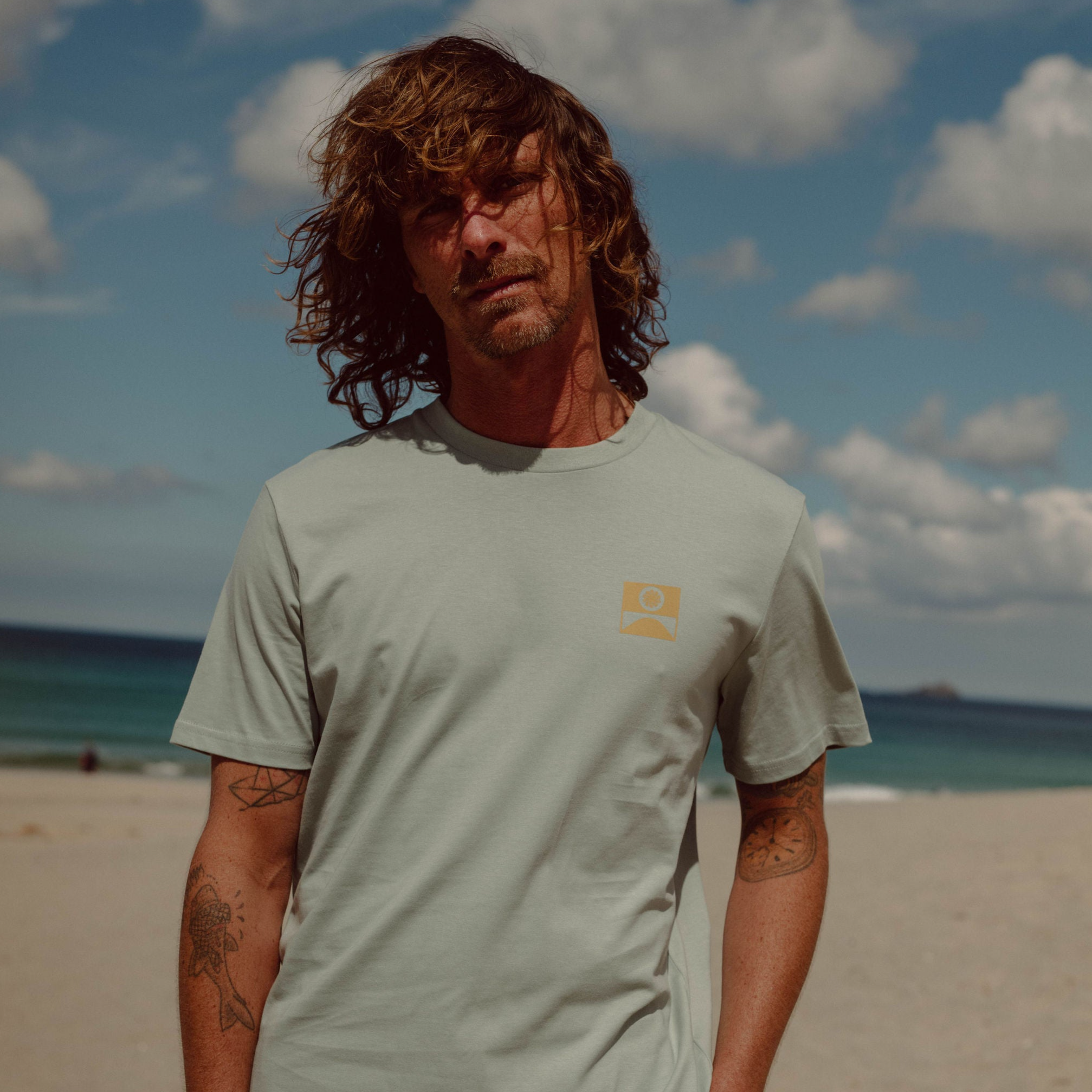 Porthmeor Unisex T-Shirt Aloe