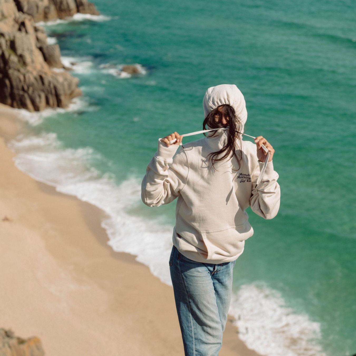 Monday Morning Surf Club Unisex Hoodie Sand