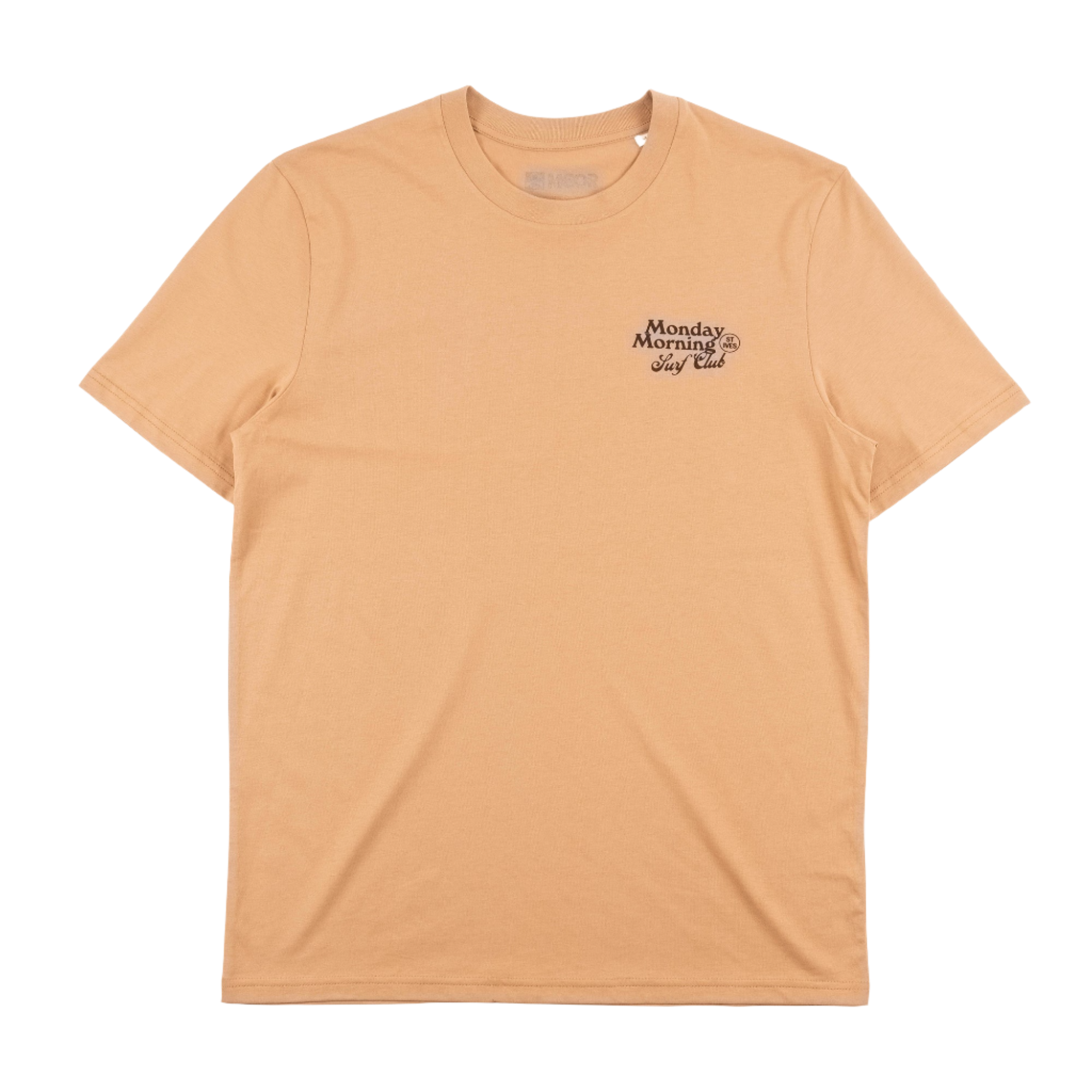 Monday Morning Surf Club Unisex T-Shirt Latte Coffee