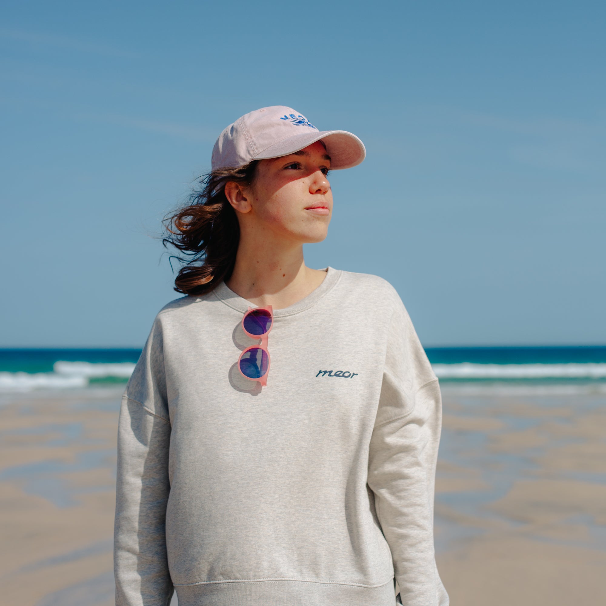 Meor Sunrise Vintage Baseball Cap - Pink