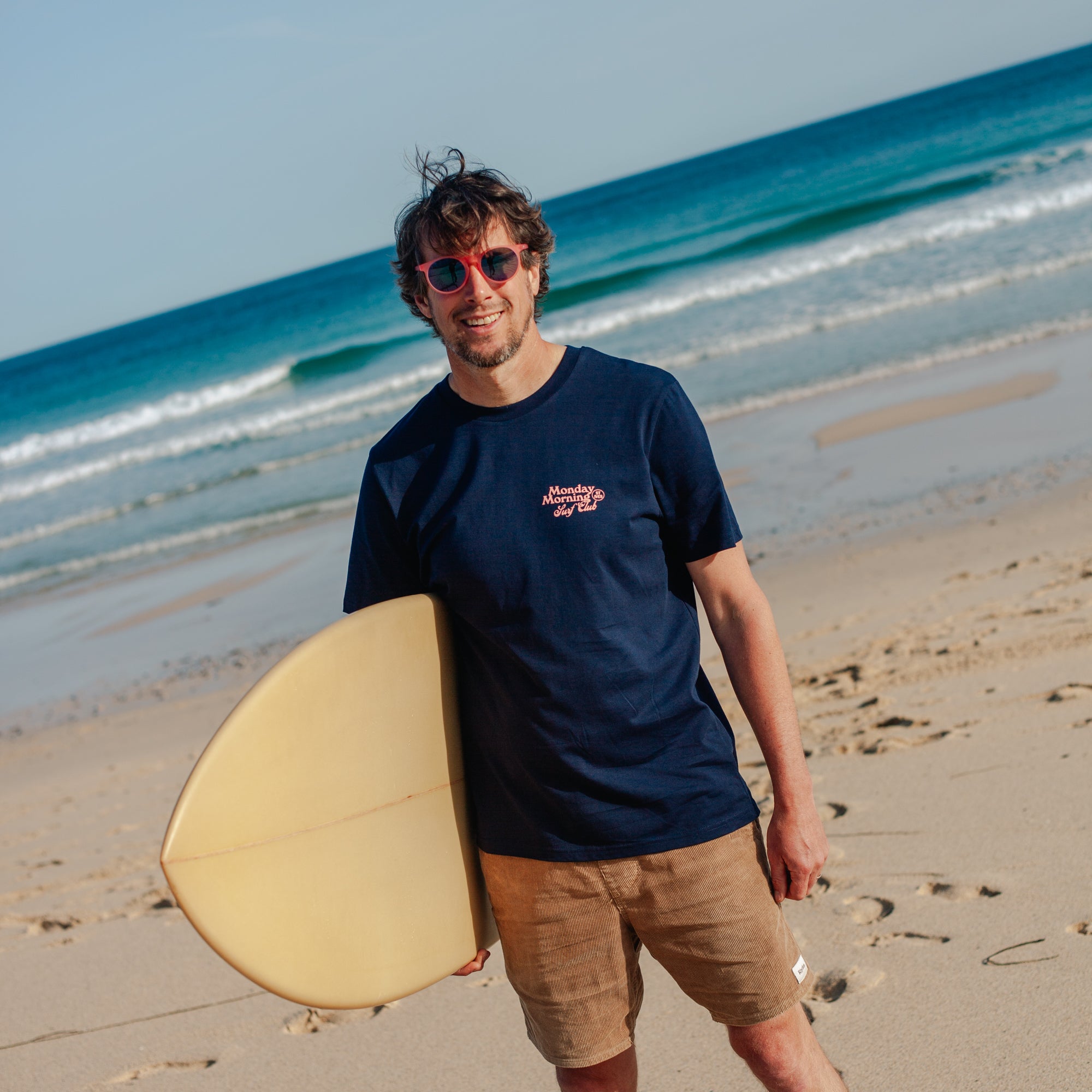 Monday Morning Surf Club Unisex T-Shirt Navy