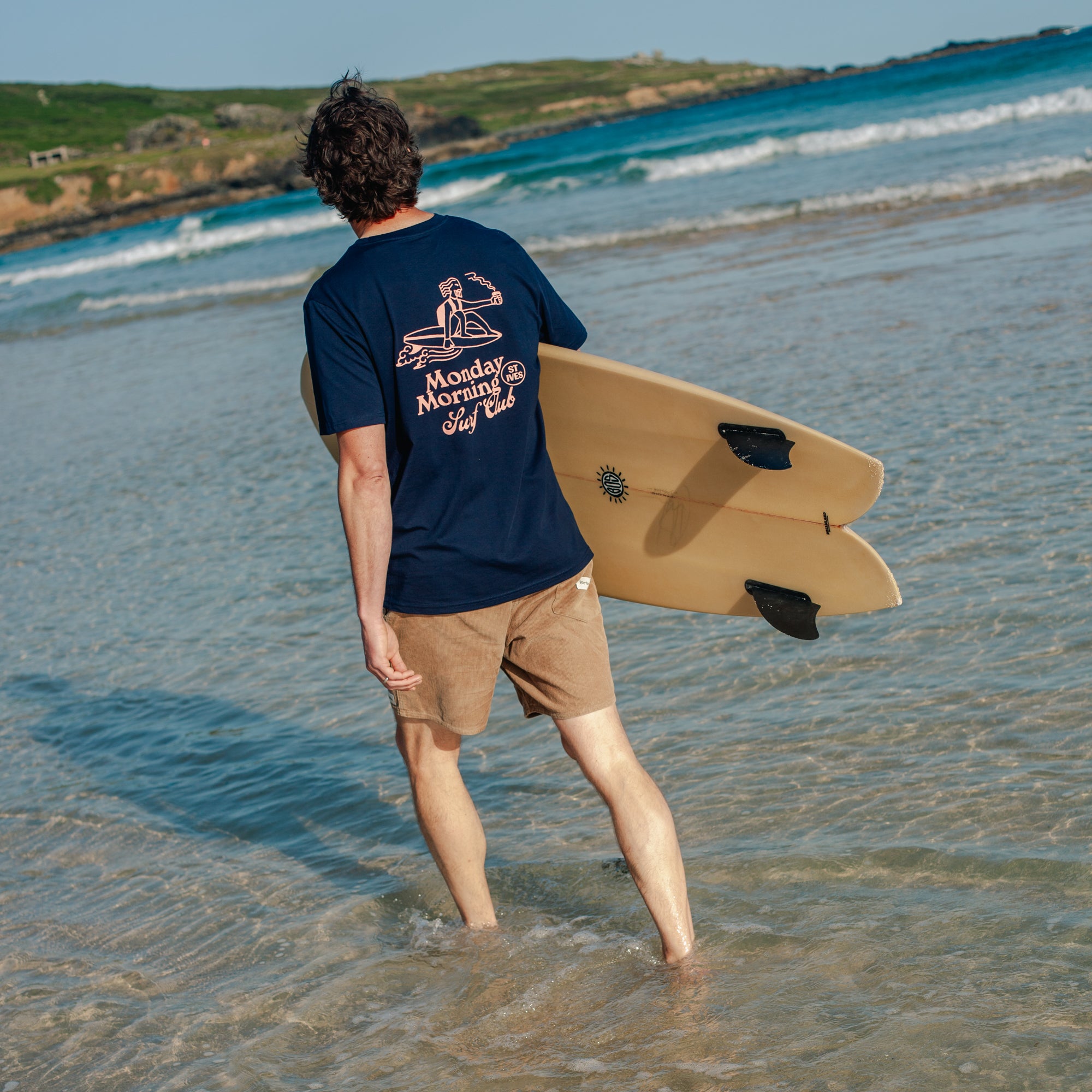 Monday Morning Surf Club Unisex T-Shirt Navy