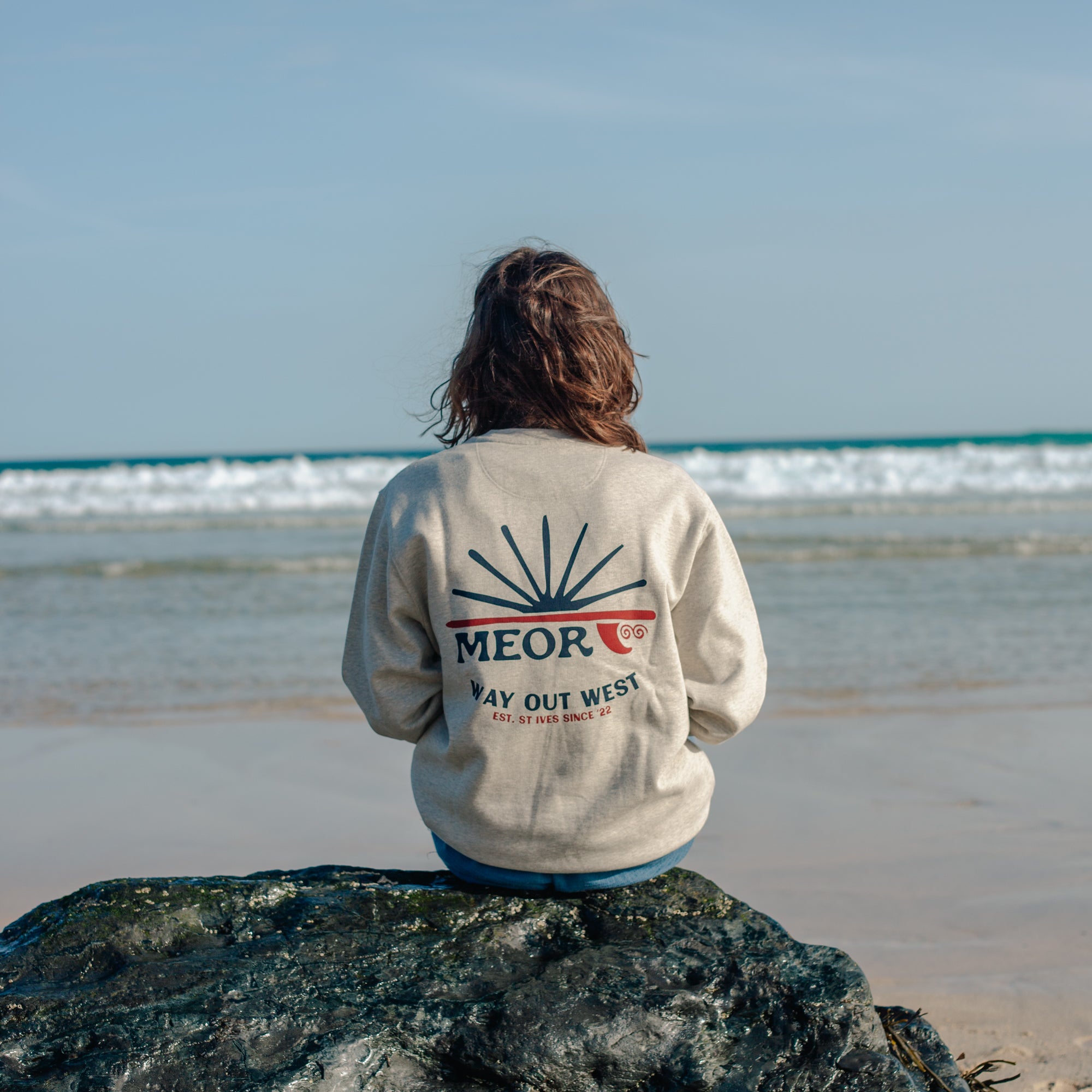 Way Out West Sweatshirt - Warm Heather