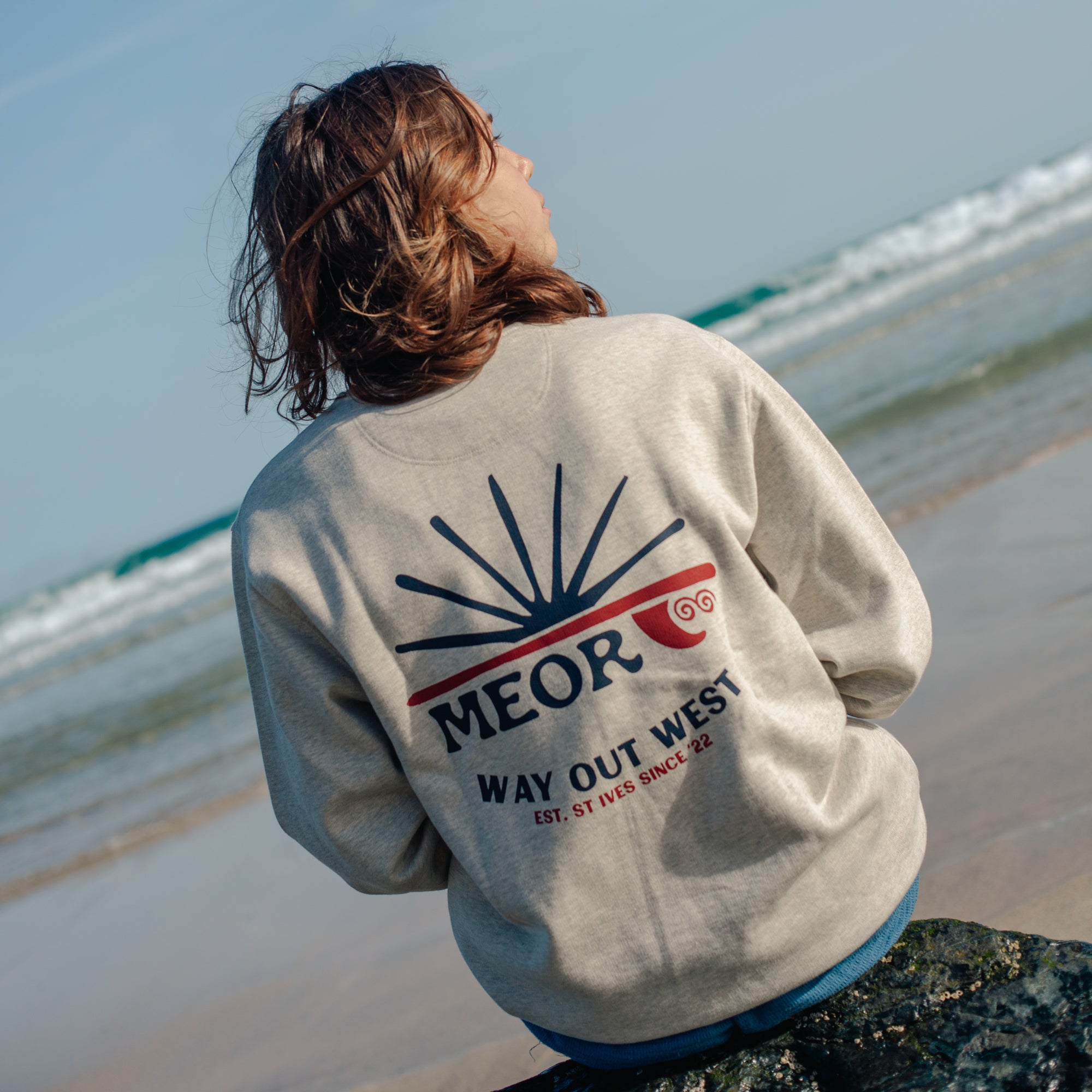 Way Out West Sweatshirt - Warm Heather