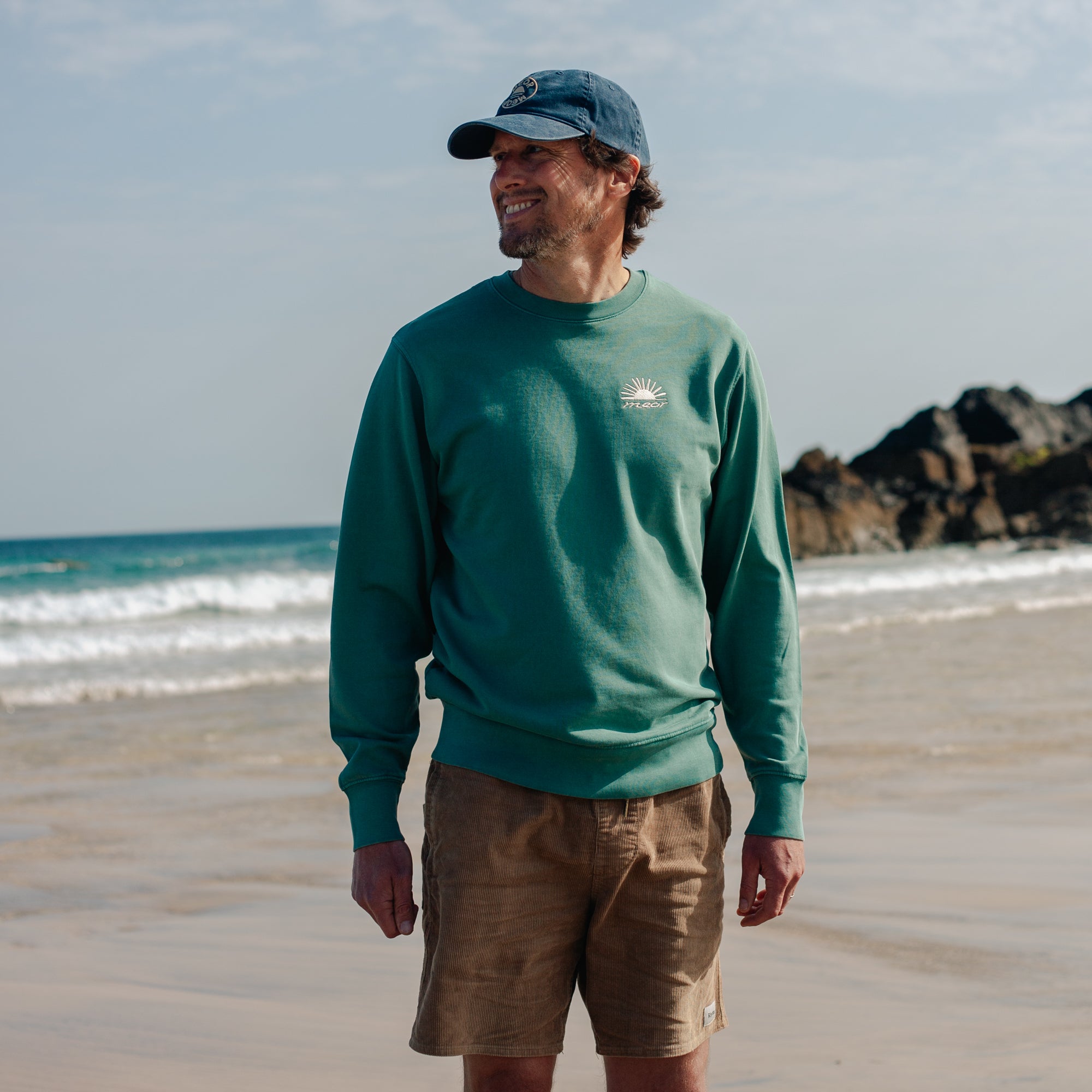 Sunrise Vintage Washed Organic Cotton Sweatshirt