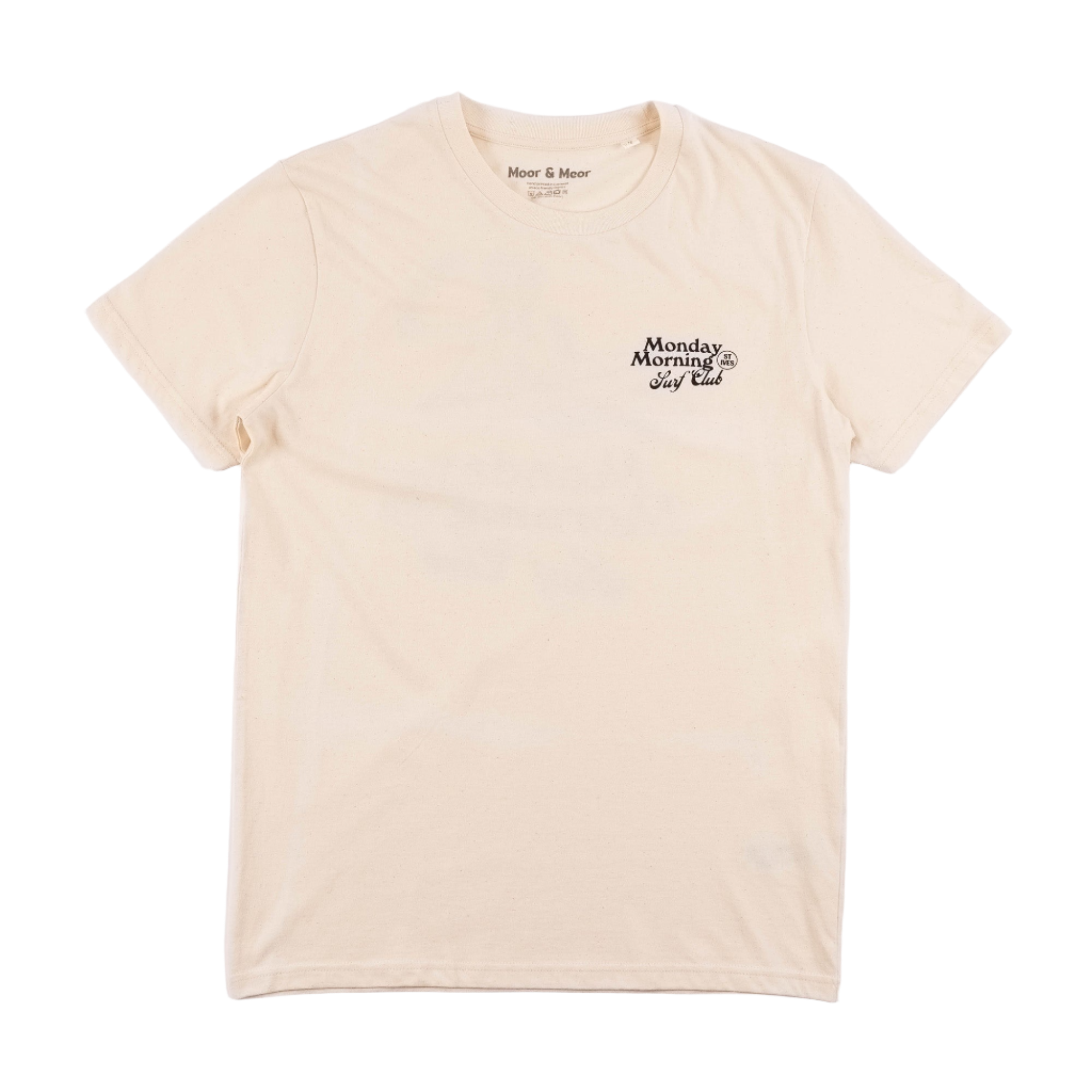 Monday Morning Surf Club Unisex T-Shirt Natural Raw