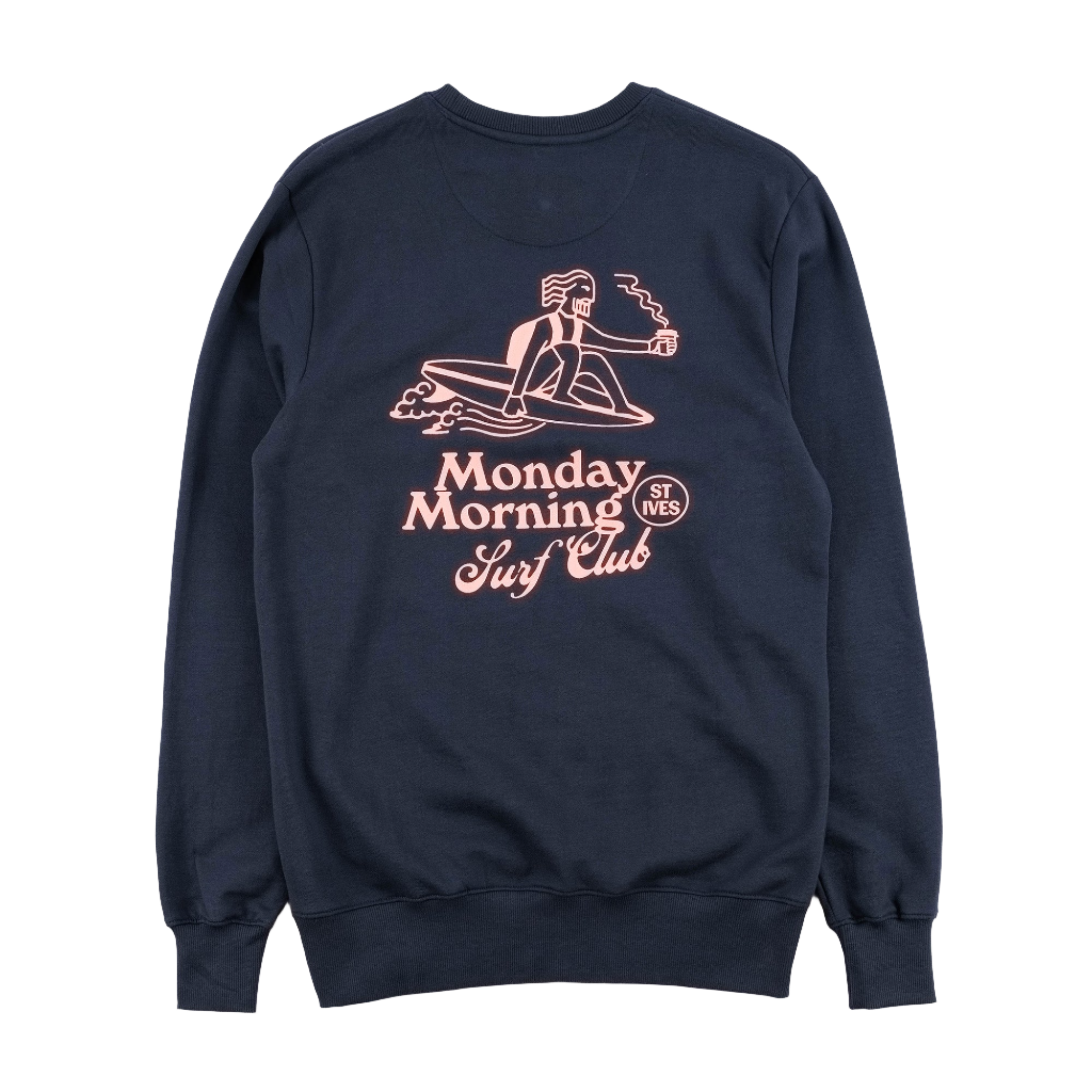 Monday Morning Surf Club Unisex Sweatshirt Navy