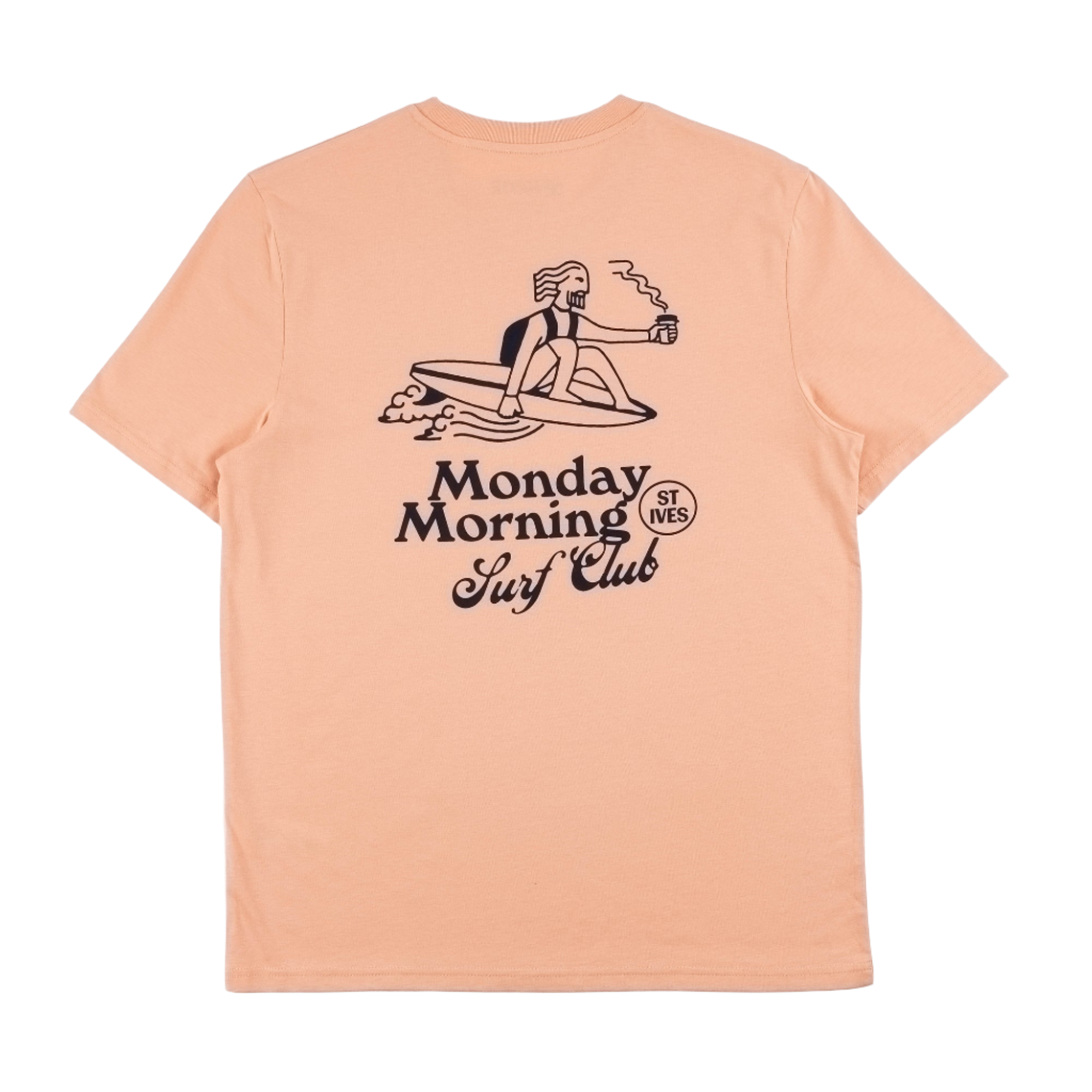 Monday Morning Surf Club Unisex T-Shirt Peach