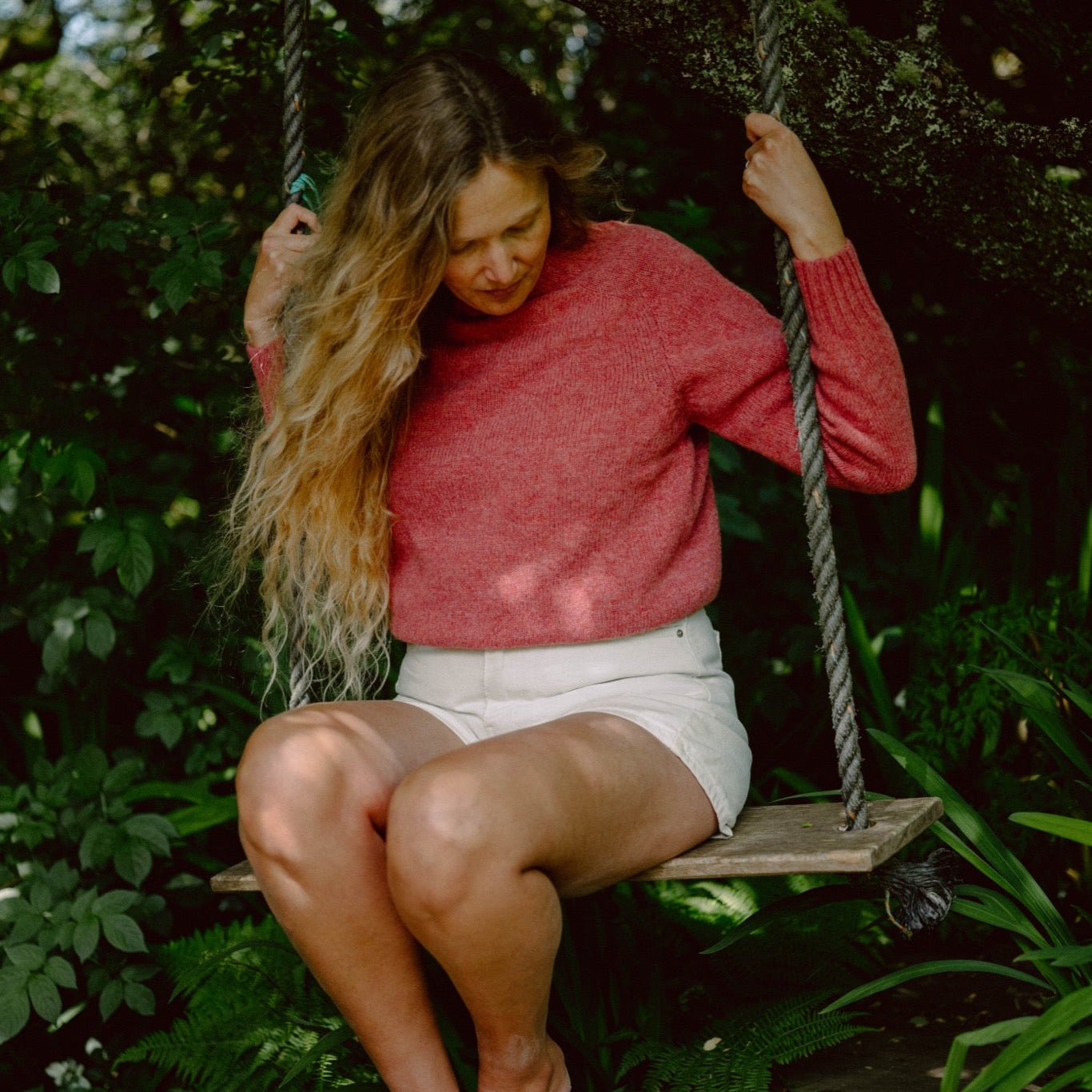 Boxy Woolly Jumper Rosebud Women's