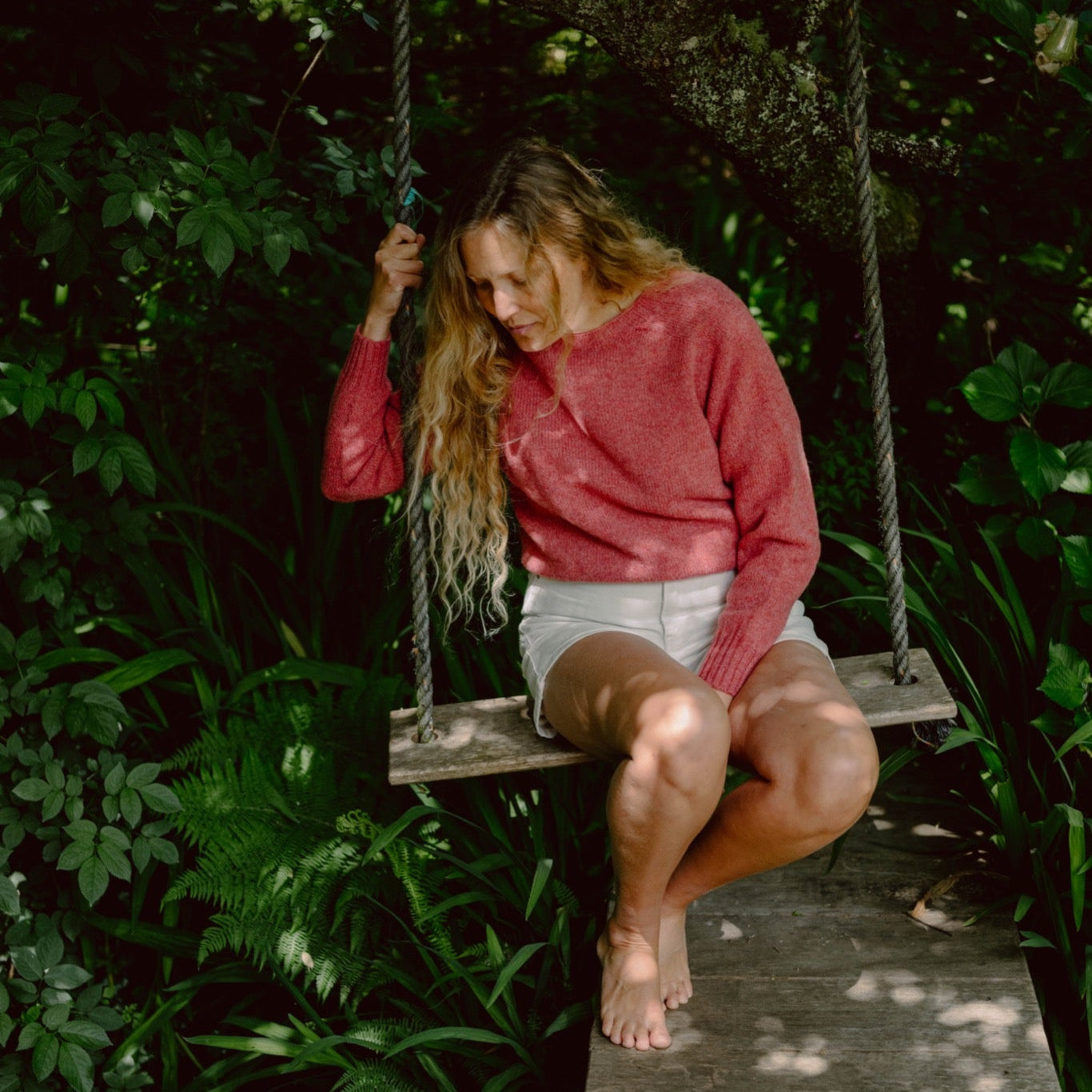 Boxy Woolly Jumper Rosebud Women's